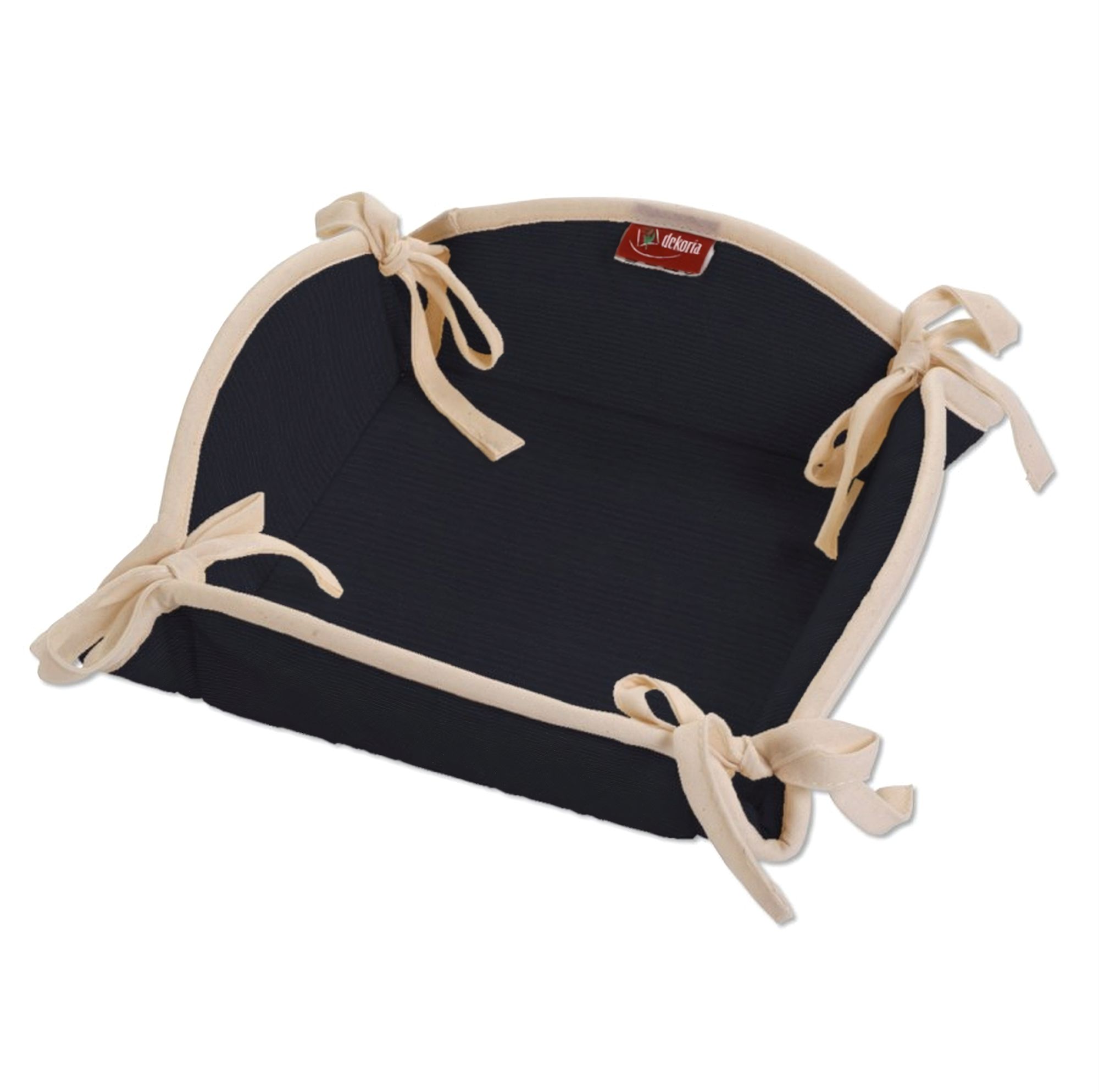 Textile basket product colour black