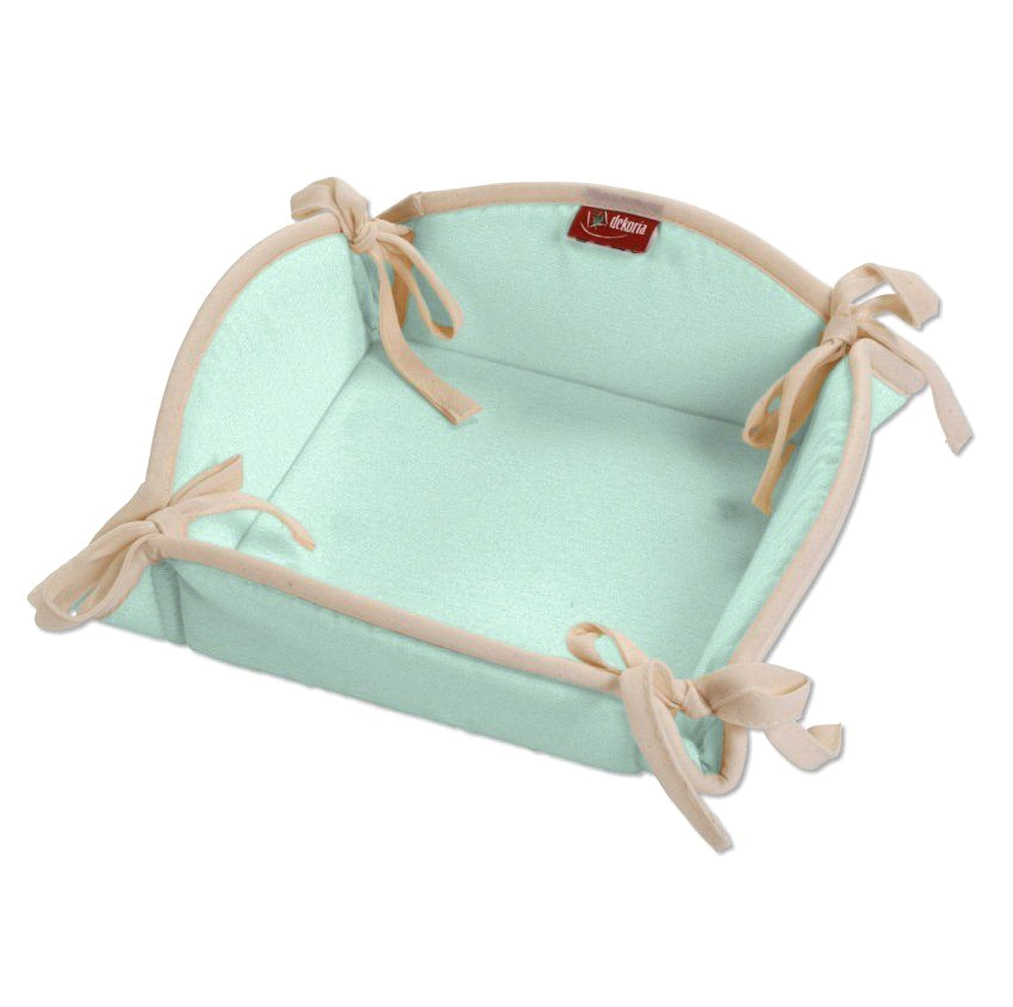 Textile basket product colour green