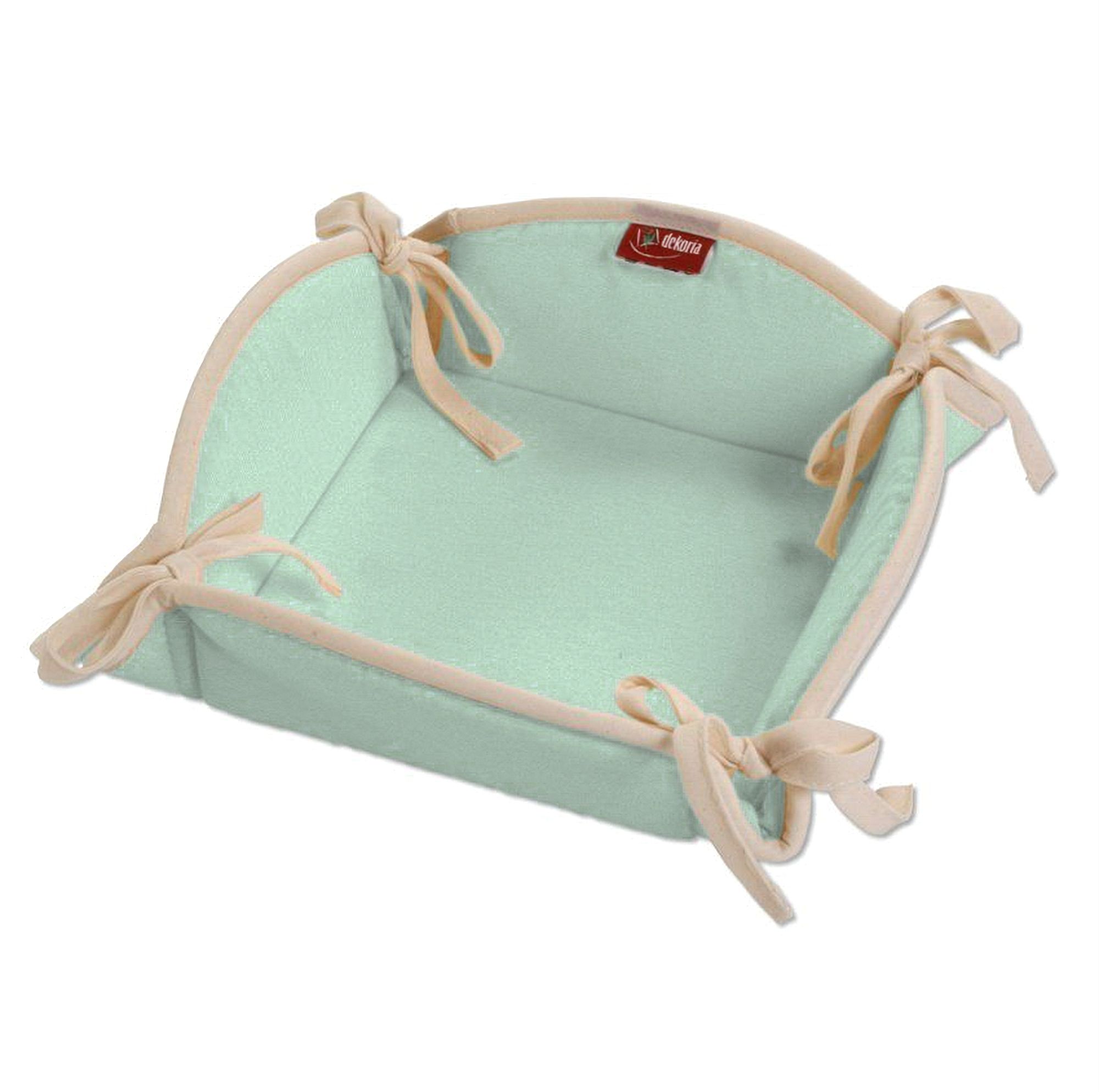 Textile basket product colour green