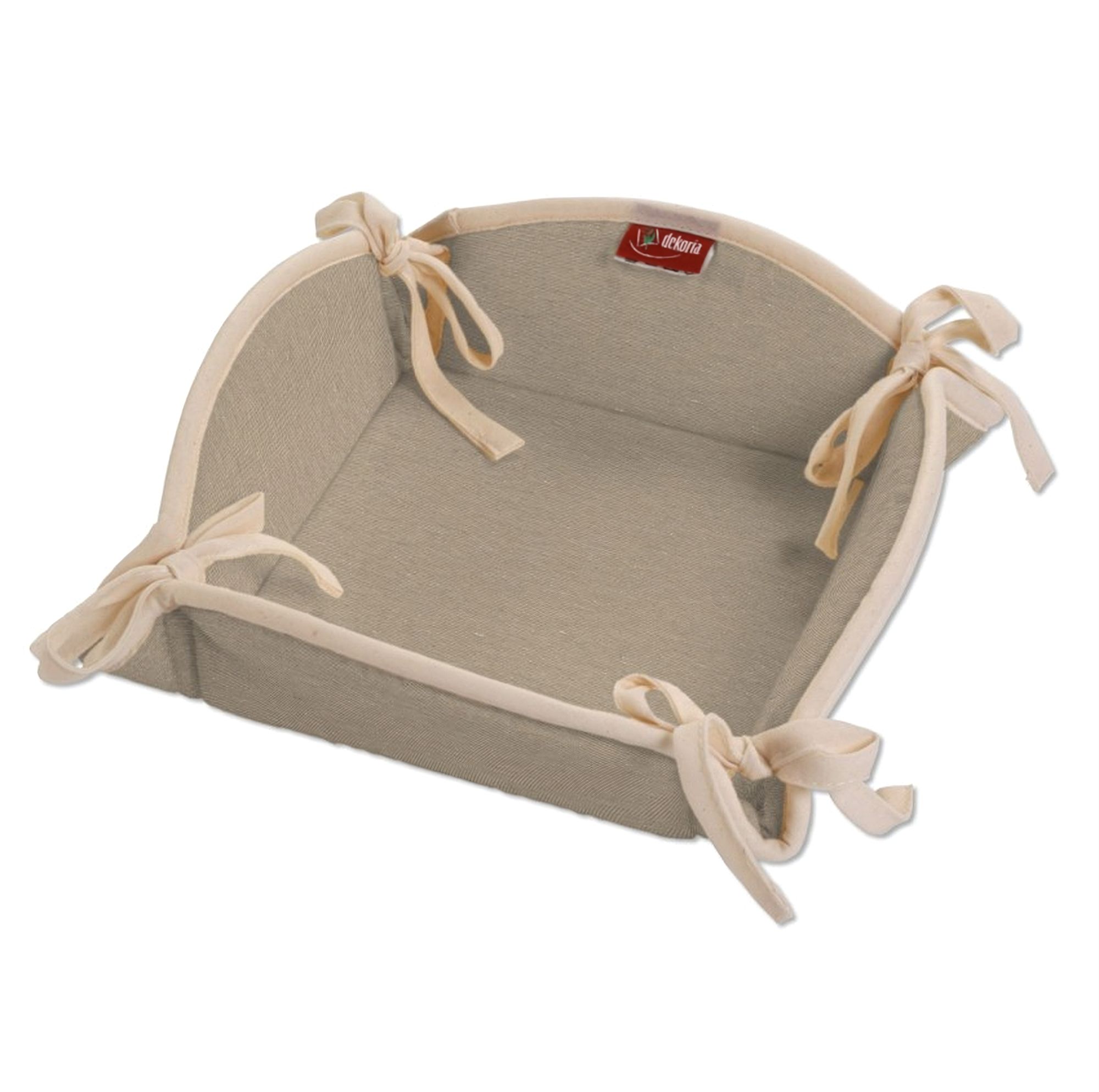 Textile basket product colour beige