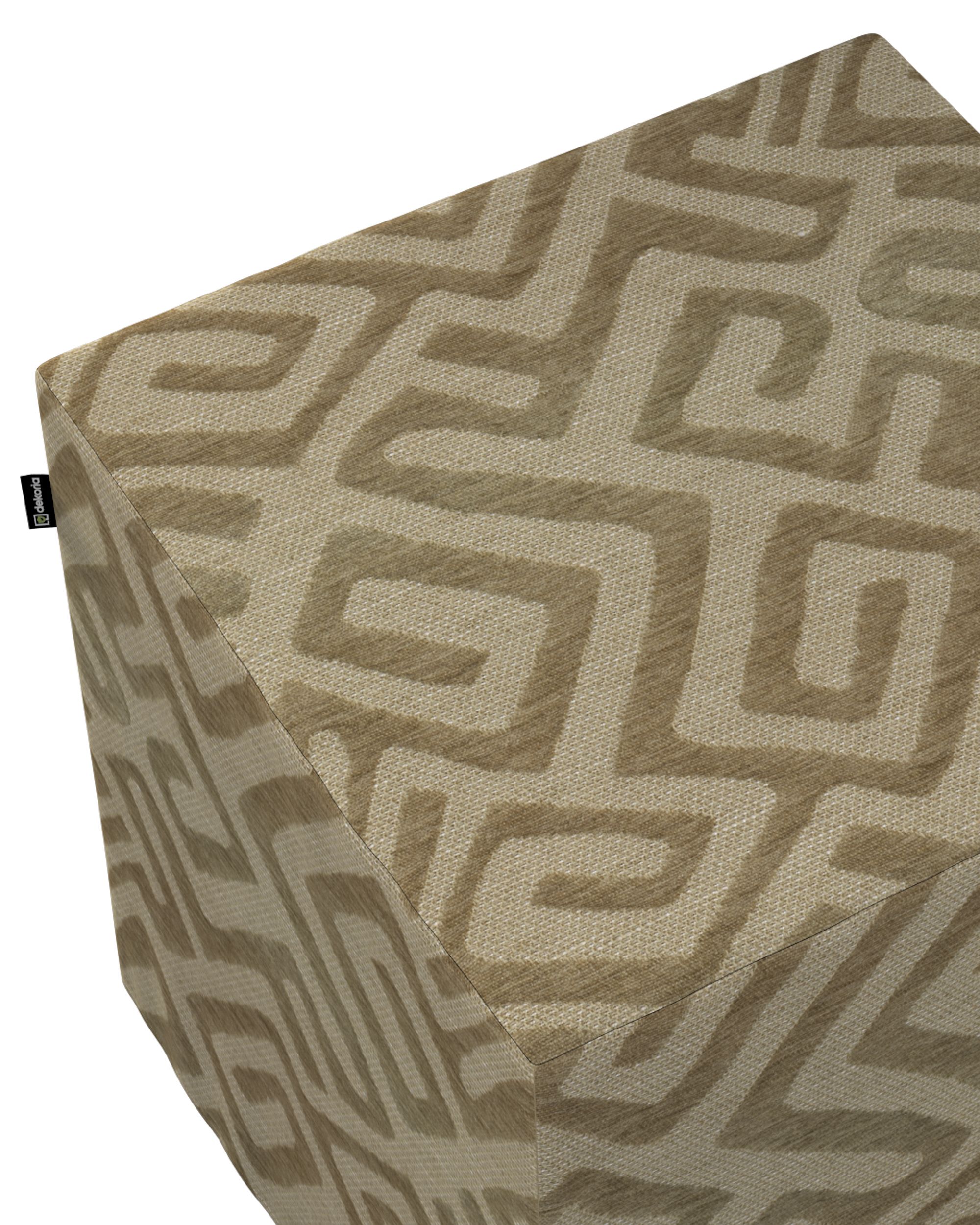 Cube cover product colour beige fabric structured, patterned (hover)