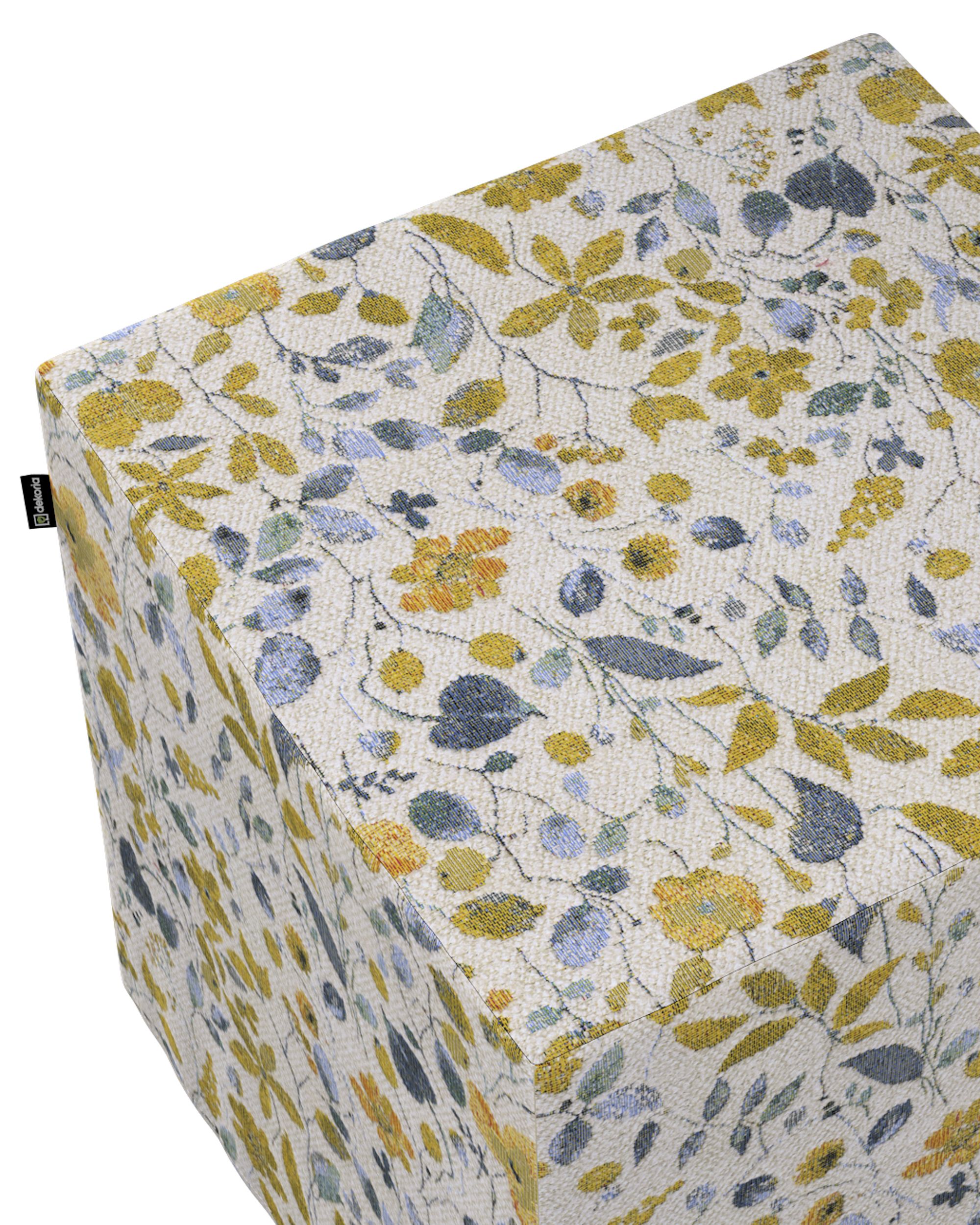 Cube cover product colour yellow fabric structured, patterned (hover)