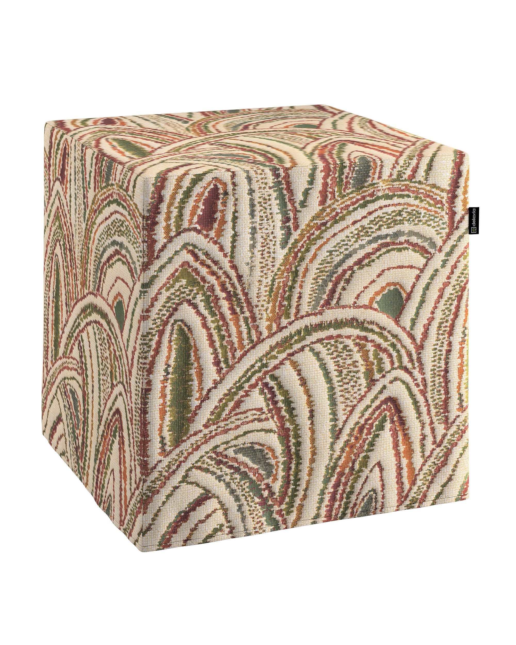 Cube cover product colour multicolour fabric structured, patterned