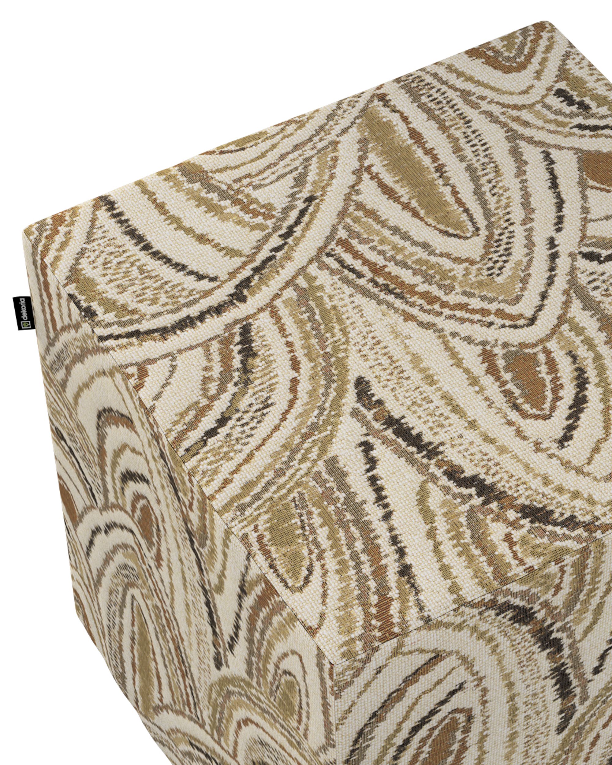 Cube cover product colour beige fabric structured, patterned (hover)
