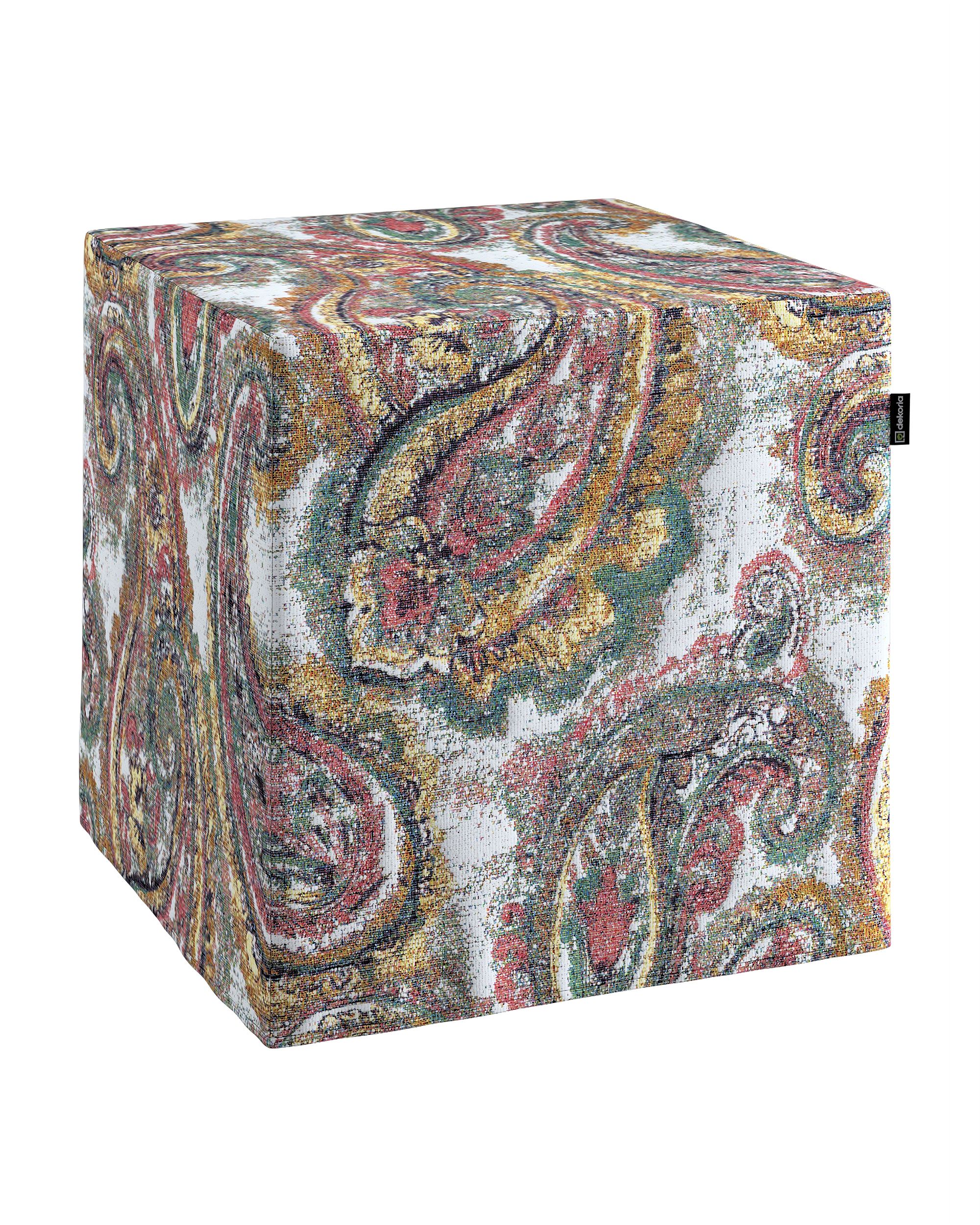 Cube cover product colour multicolour fabric structured, patterned