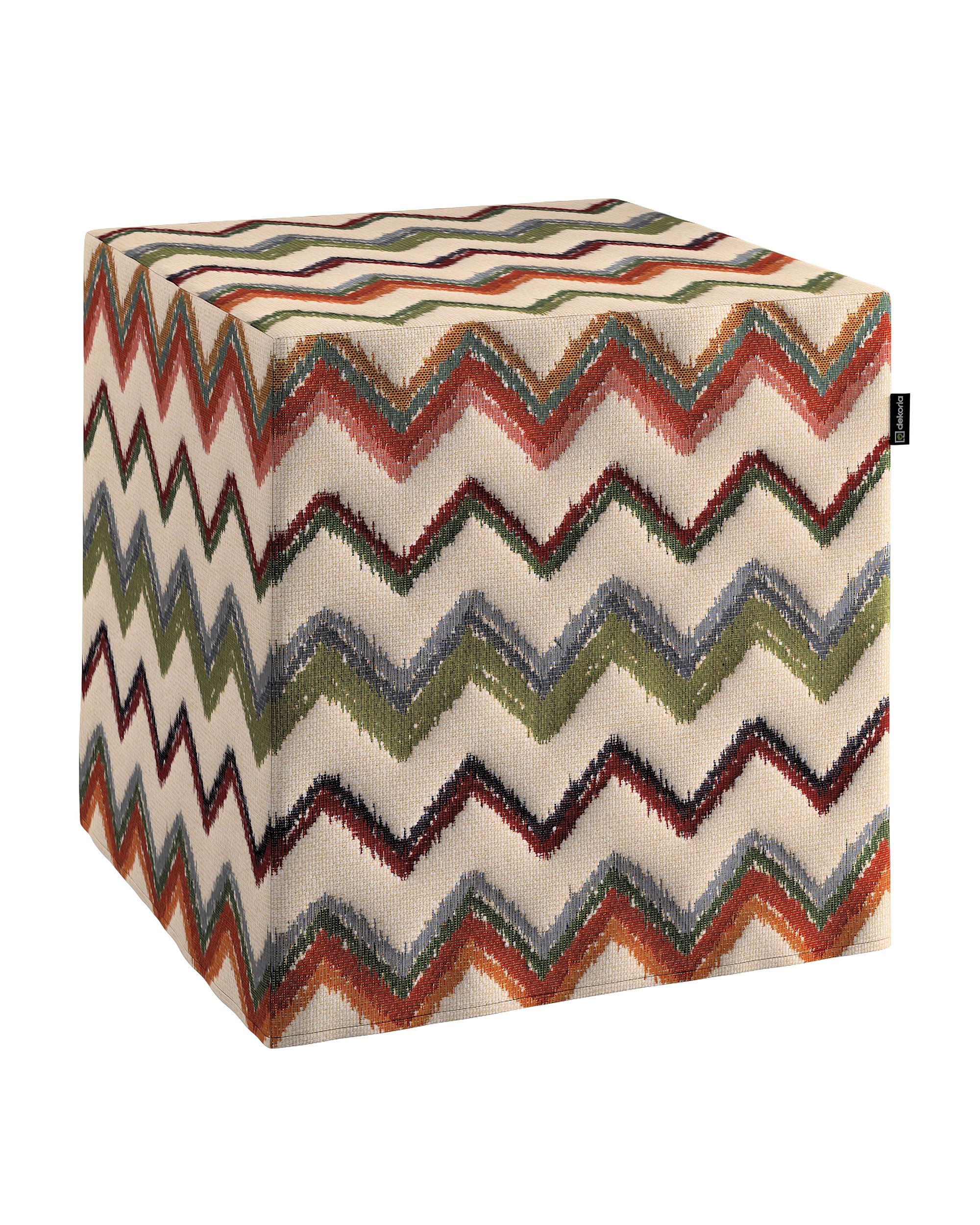 Cube cover product colour multicolour fabric structured, patterned