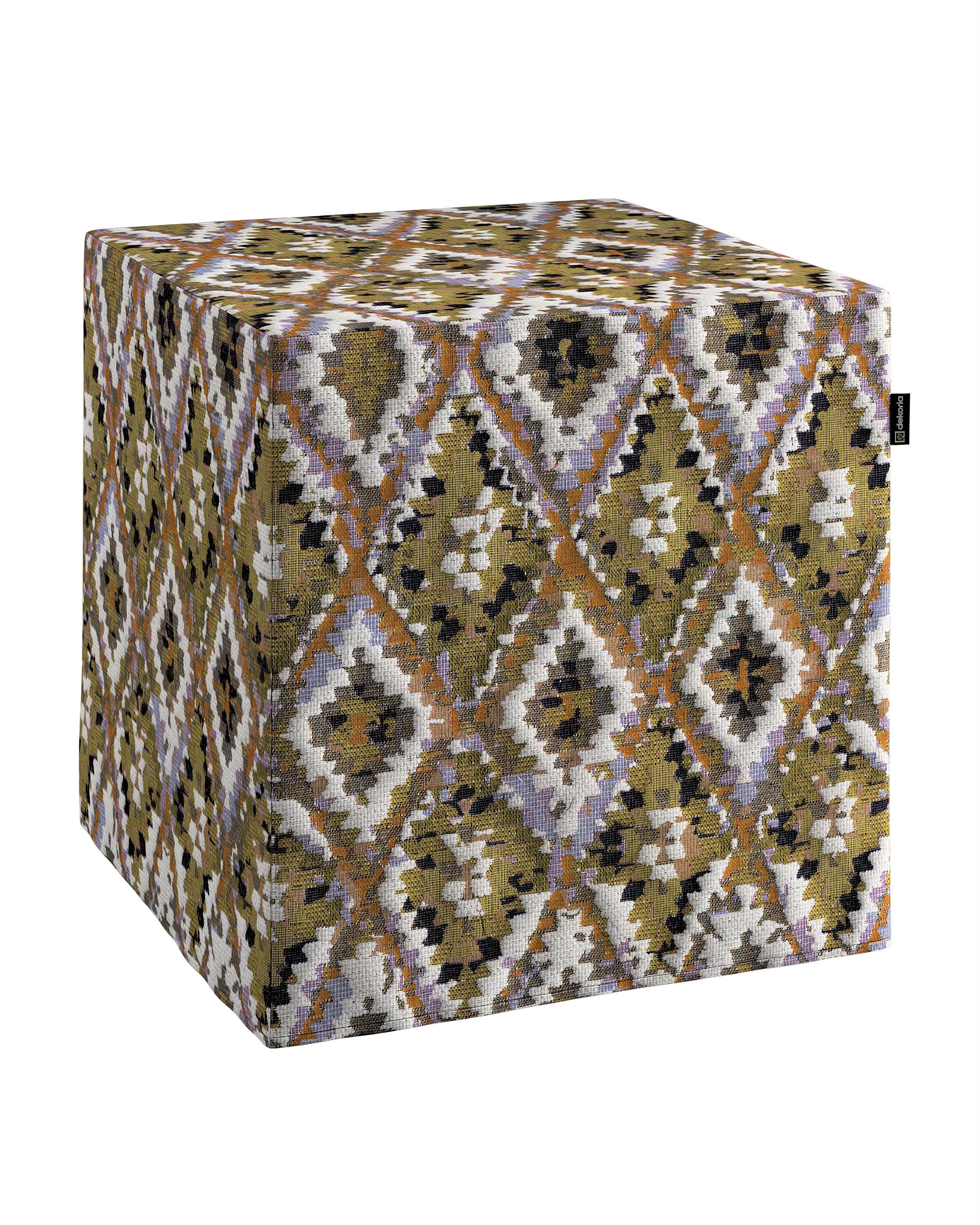 Cube cover product colour multicolour fabric structured, patterned