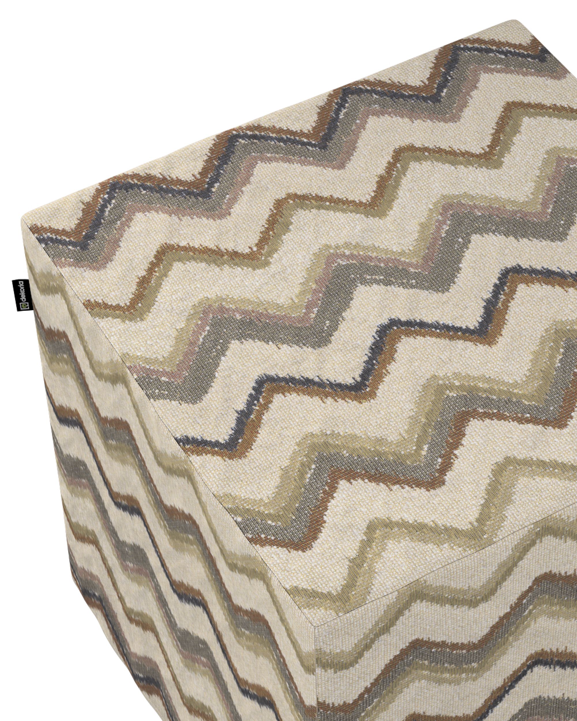 Cube cover product colour beige fabric structured, patterned (hover)