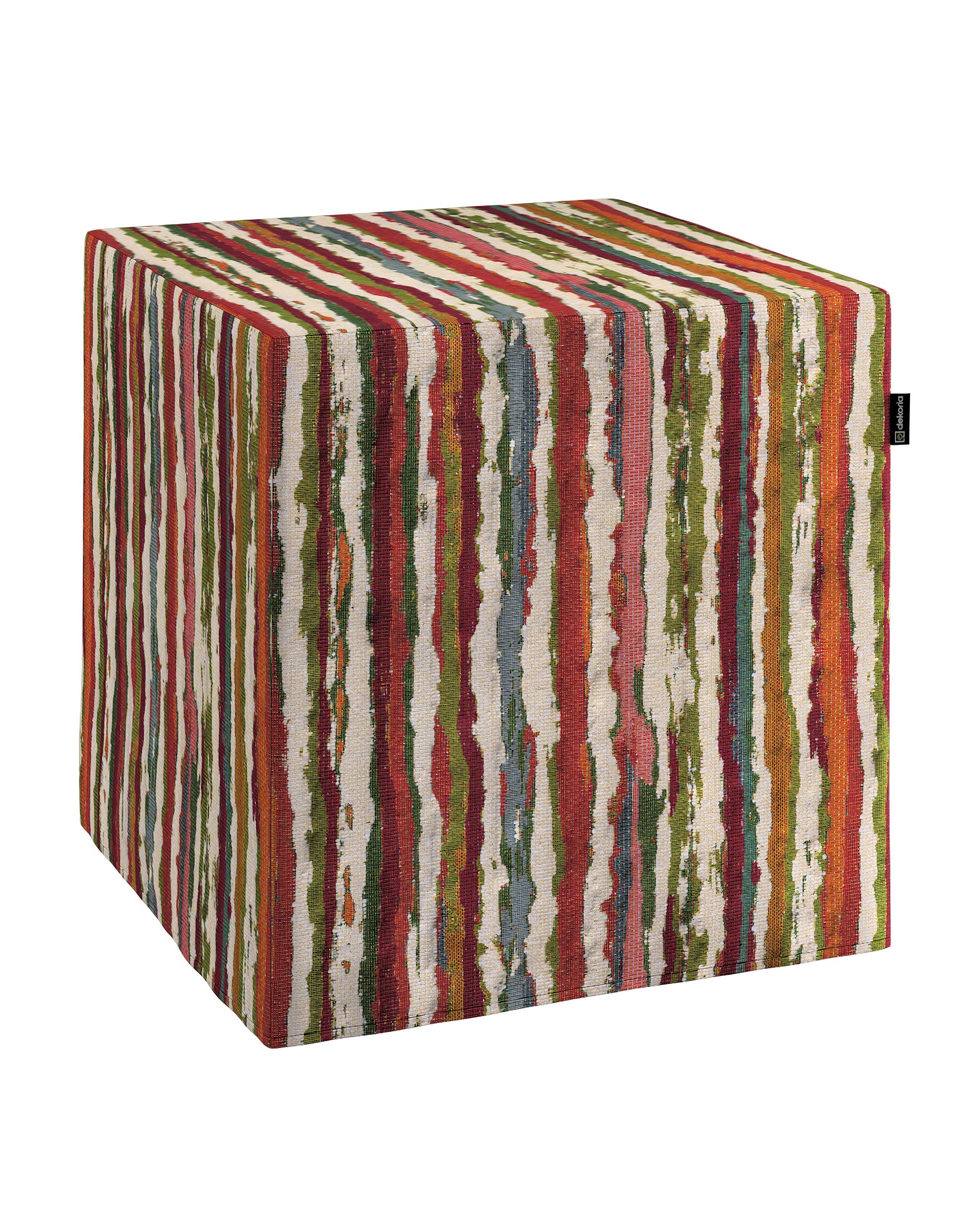 Cube cover product colour multicolour fabric structured, patterned
