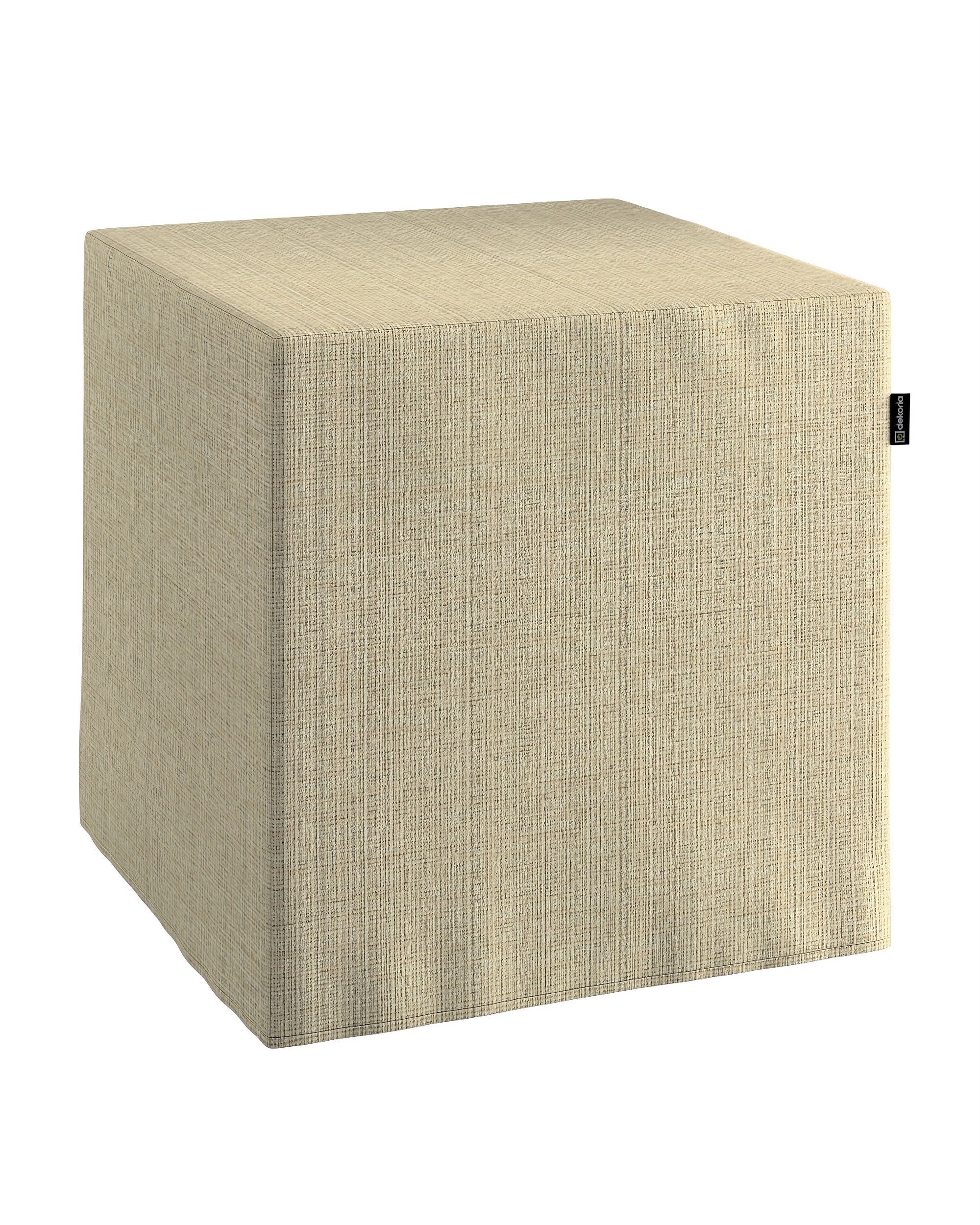 Cube cover product colour beige fabric structured