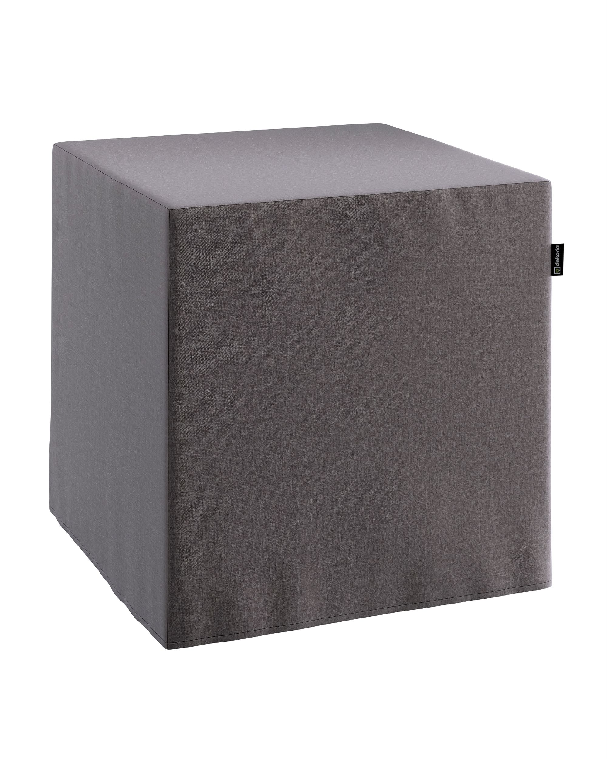 Cube cover product colour brown fabric velvet