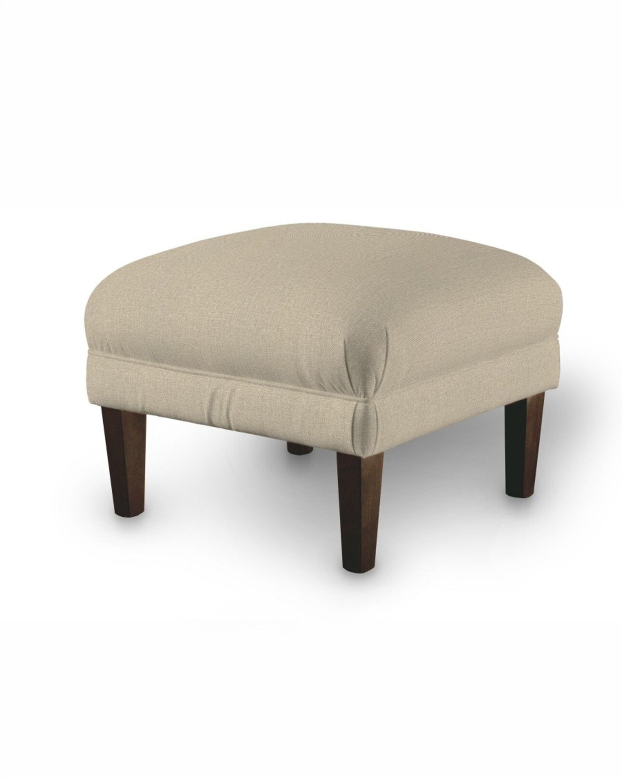 Armchair footstool product colour beige fabric structured