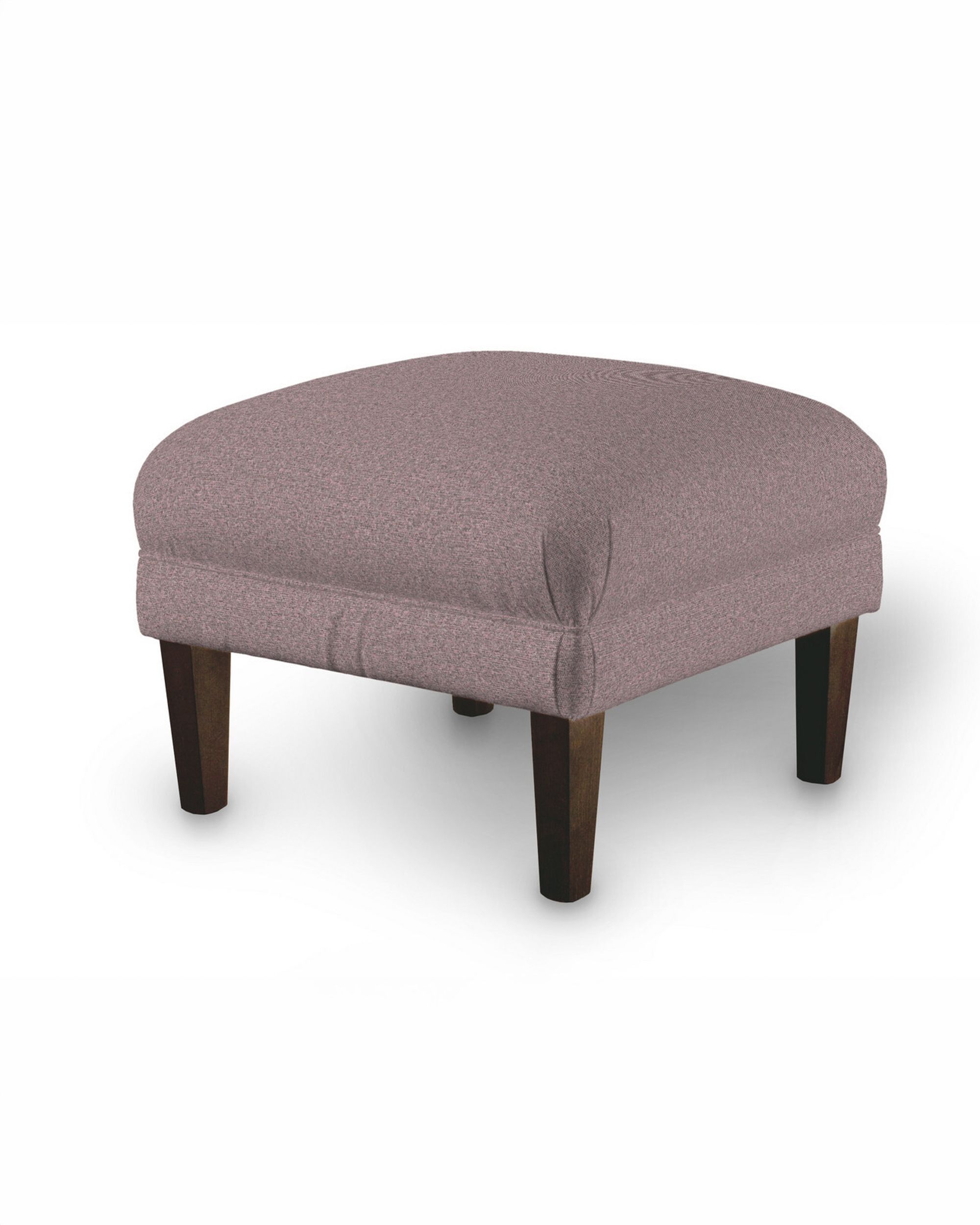 Armchair footstool product colour pink fabric structured