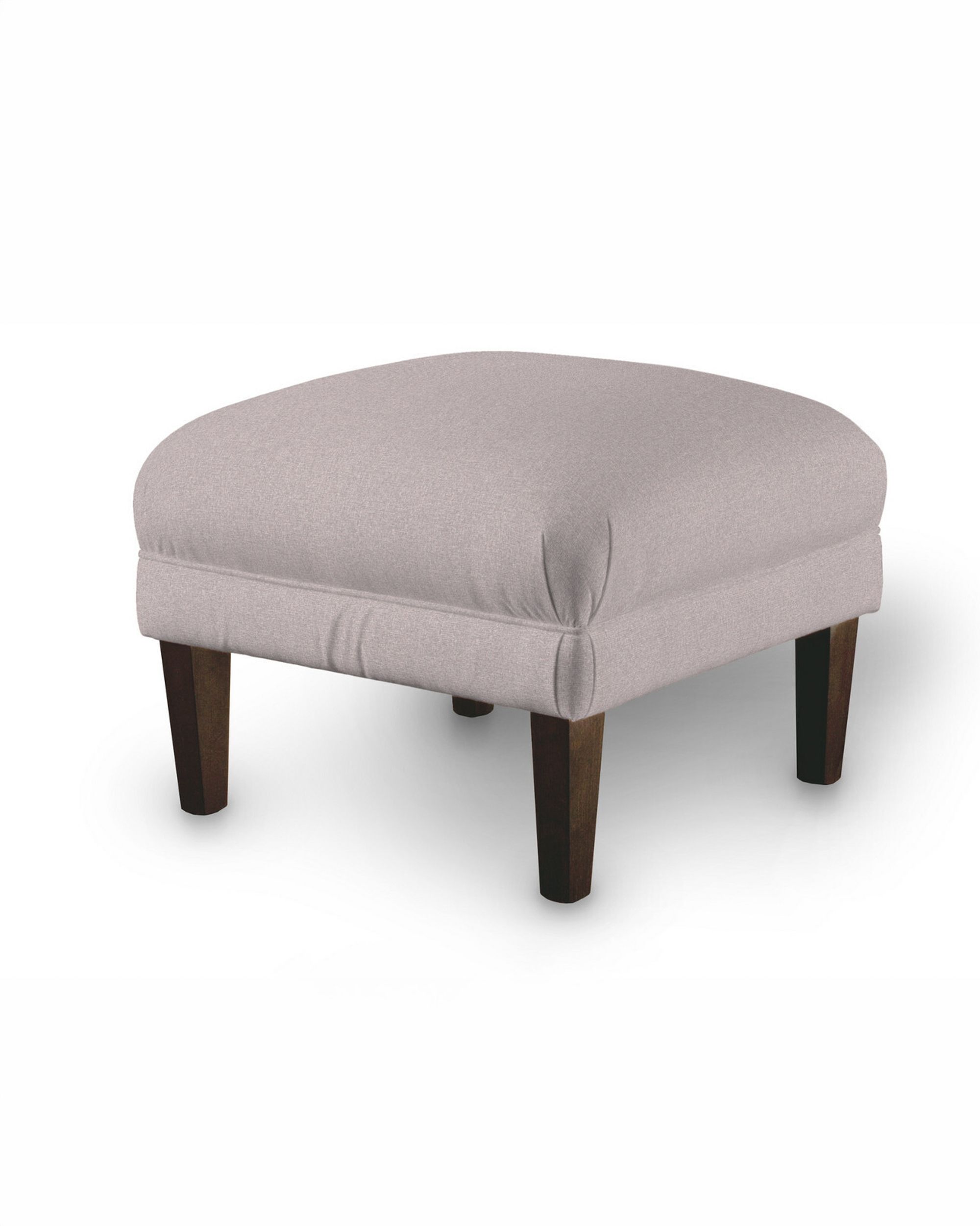 Armchair footstool product colour pink fabric structured