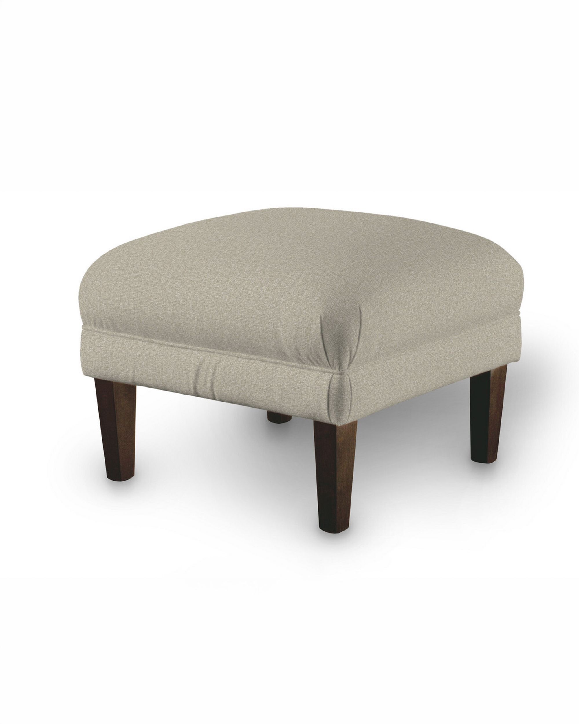 Armchair footstool product colour beige fabric structured