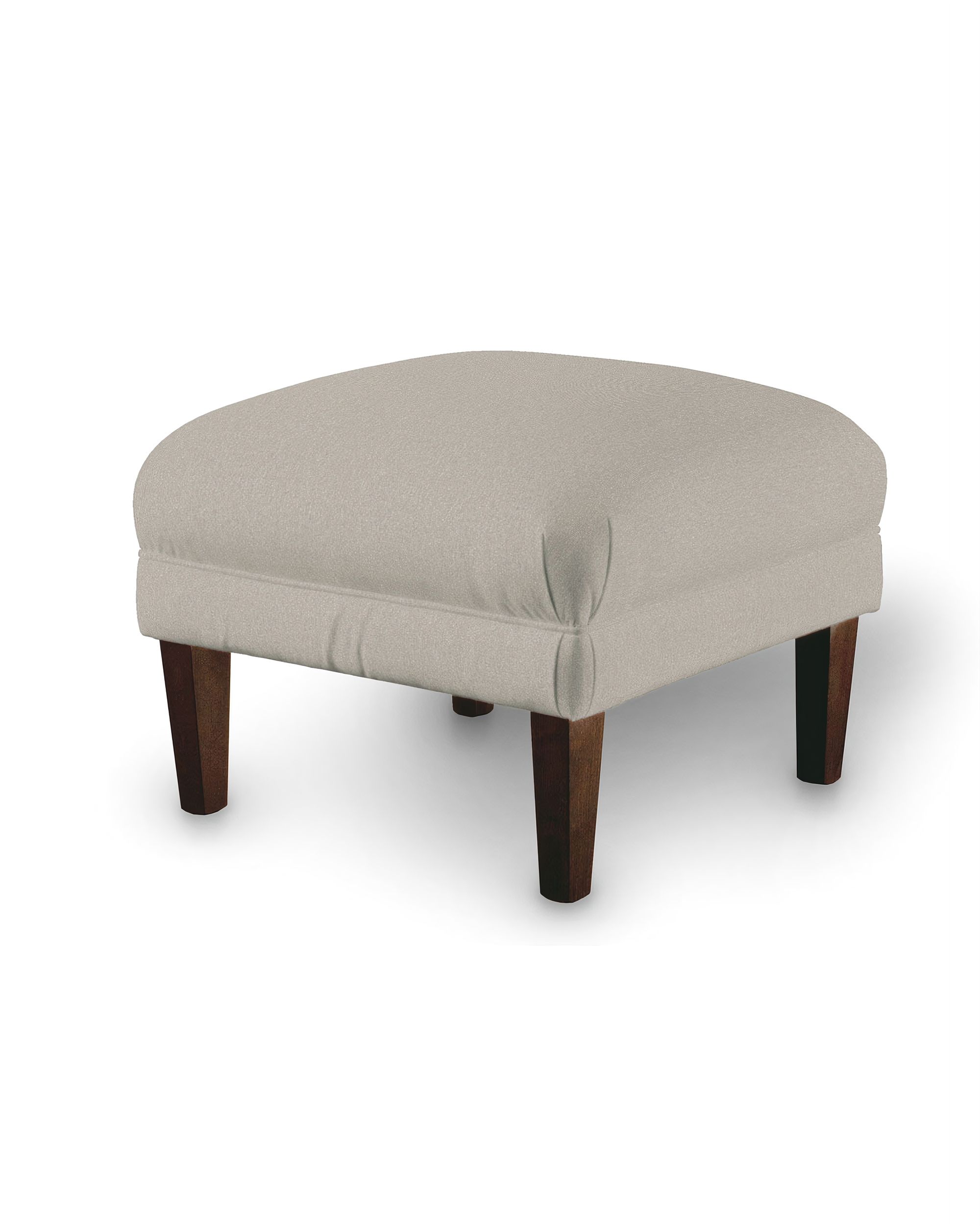 Armchair footstool product colour beige fabric structured