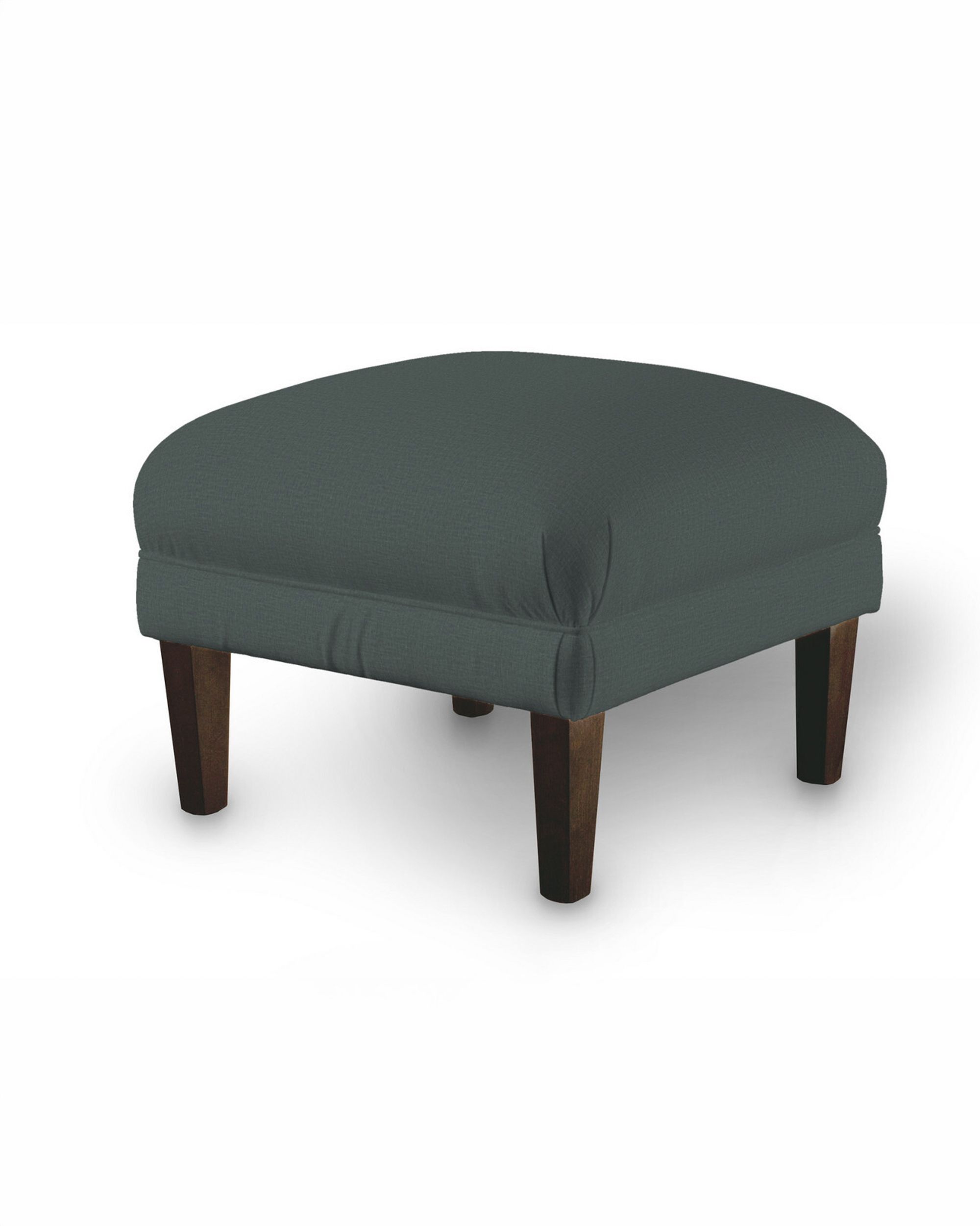 Armchair footstool product colour green fabric velvet