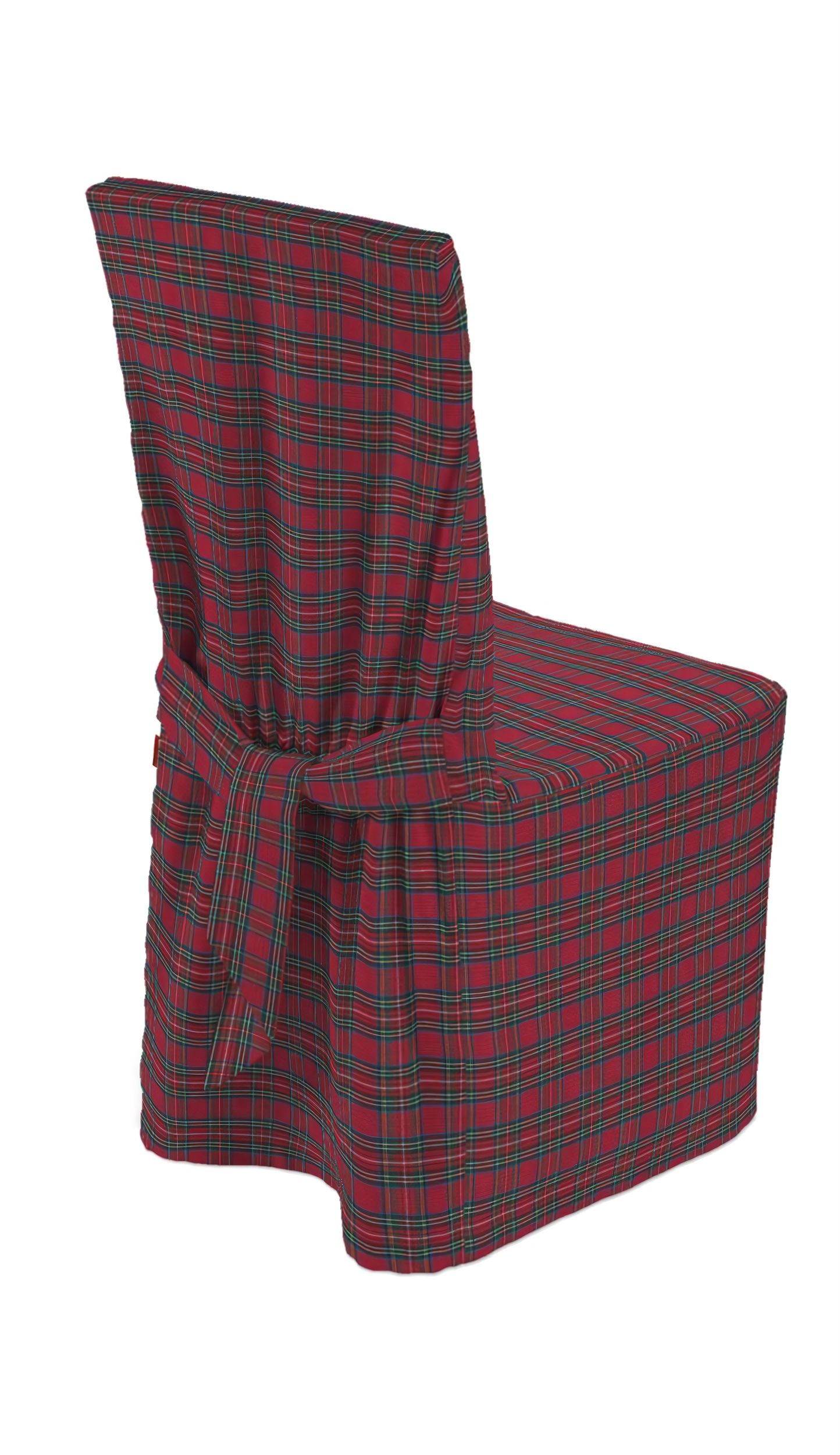 Chair cover product colour red fabric patterned