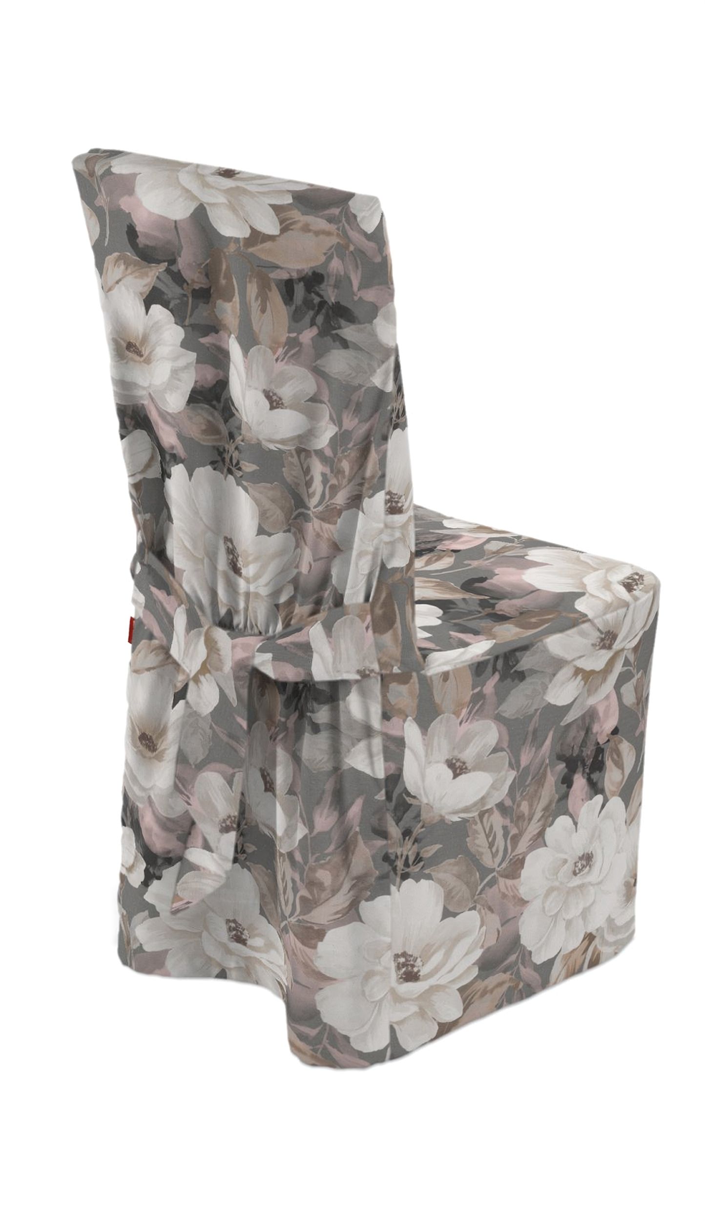 Chair cover product colour grey fabric patterned