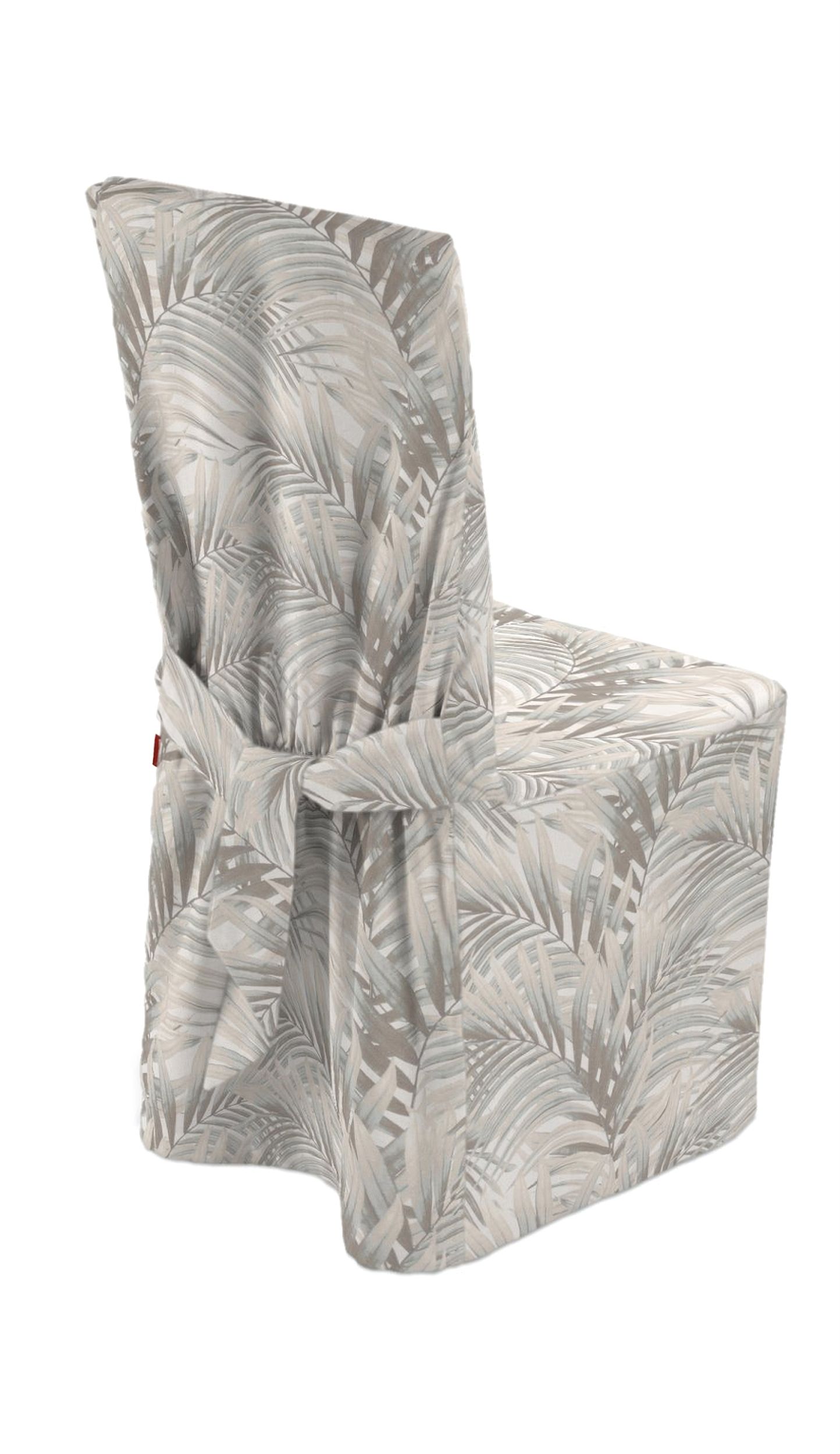Chair cover product colour beige fabric patterned