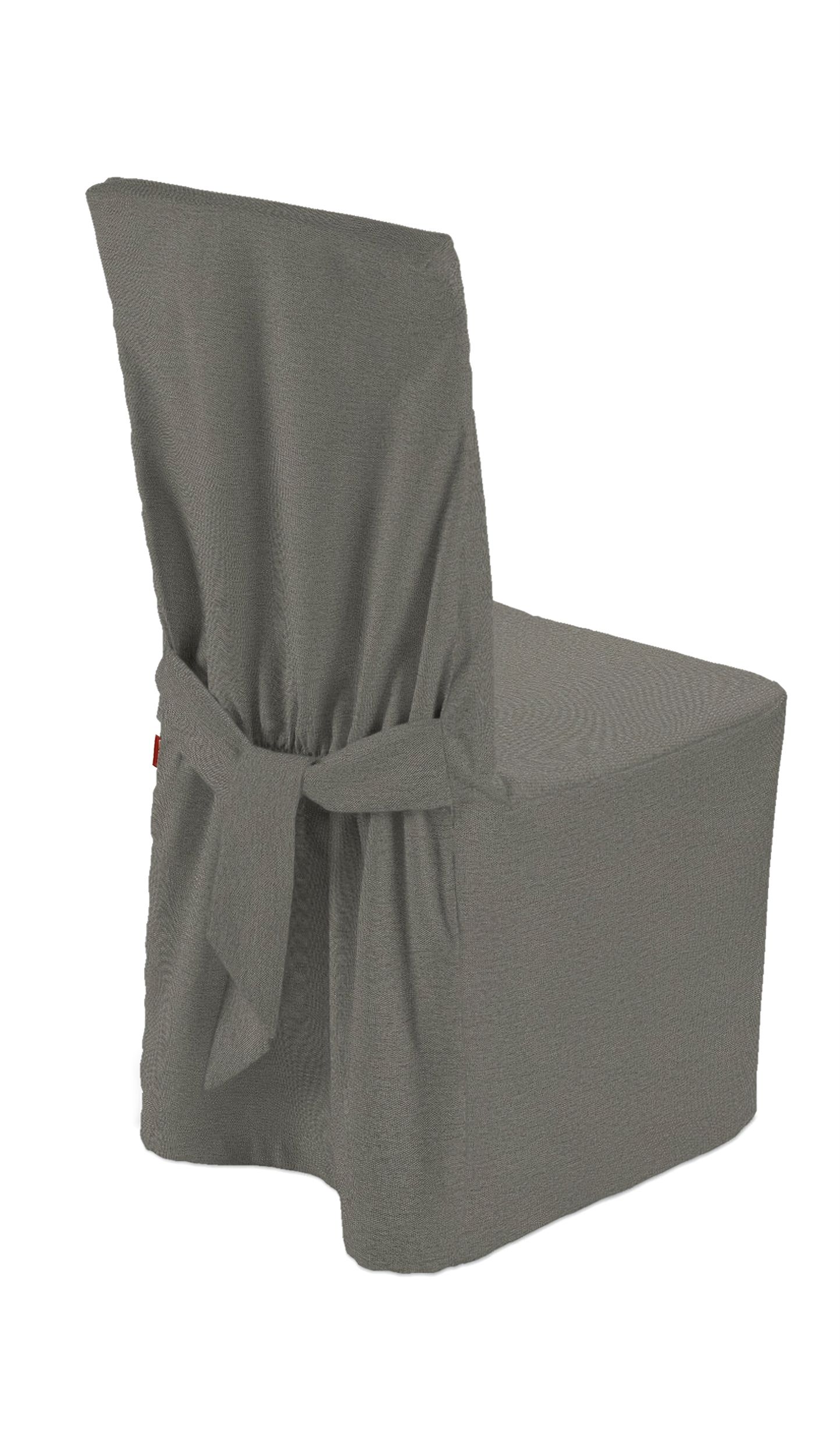 Chair cover product colour grey fabric structured