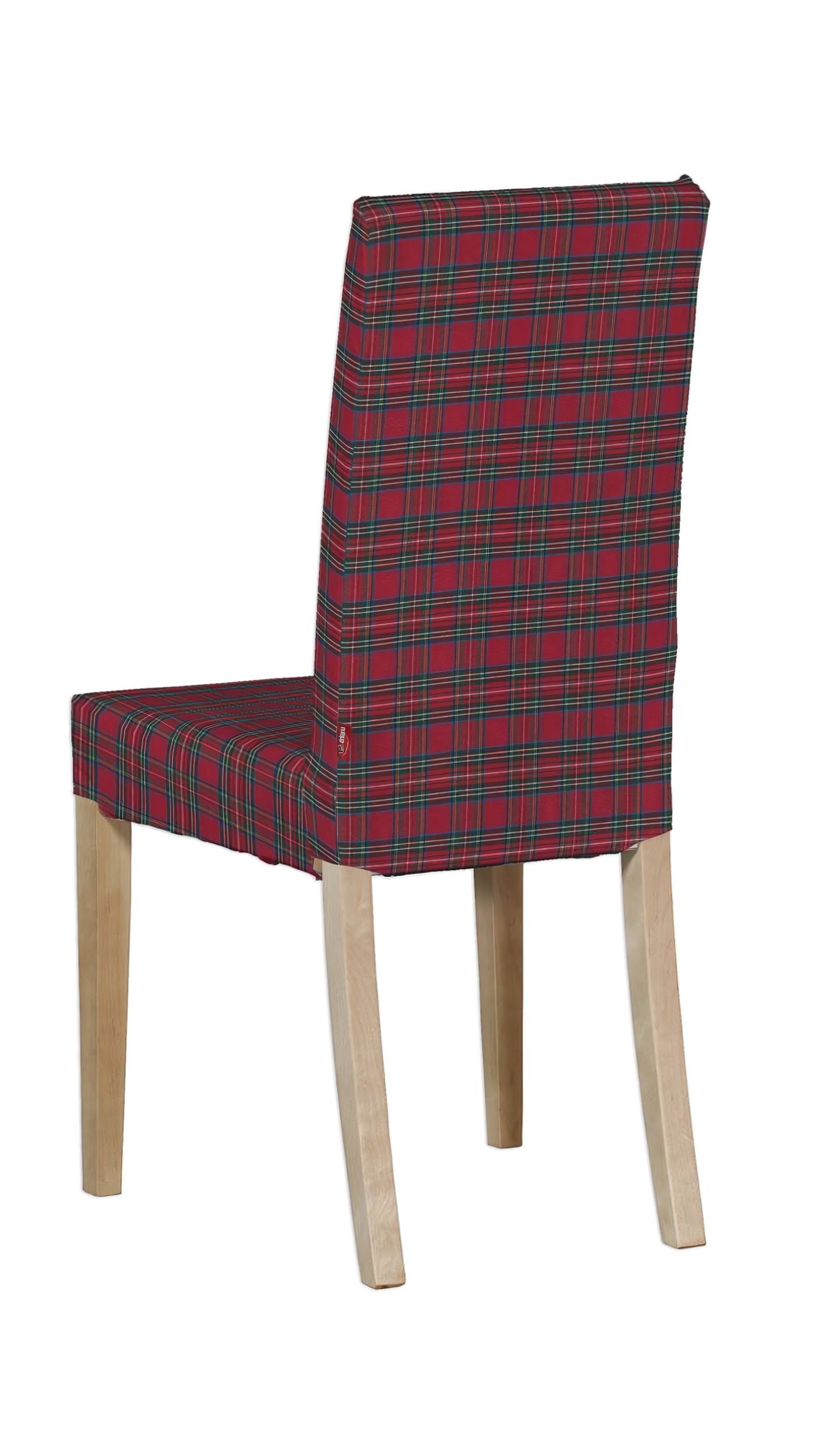 Harry chair cover product colour red fabric patterned