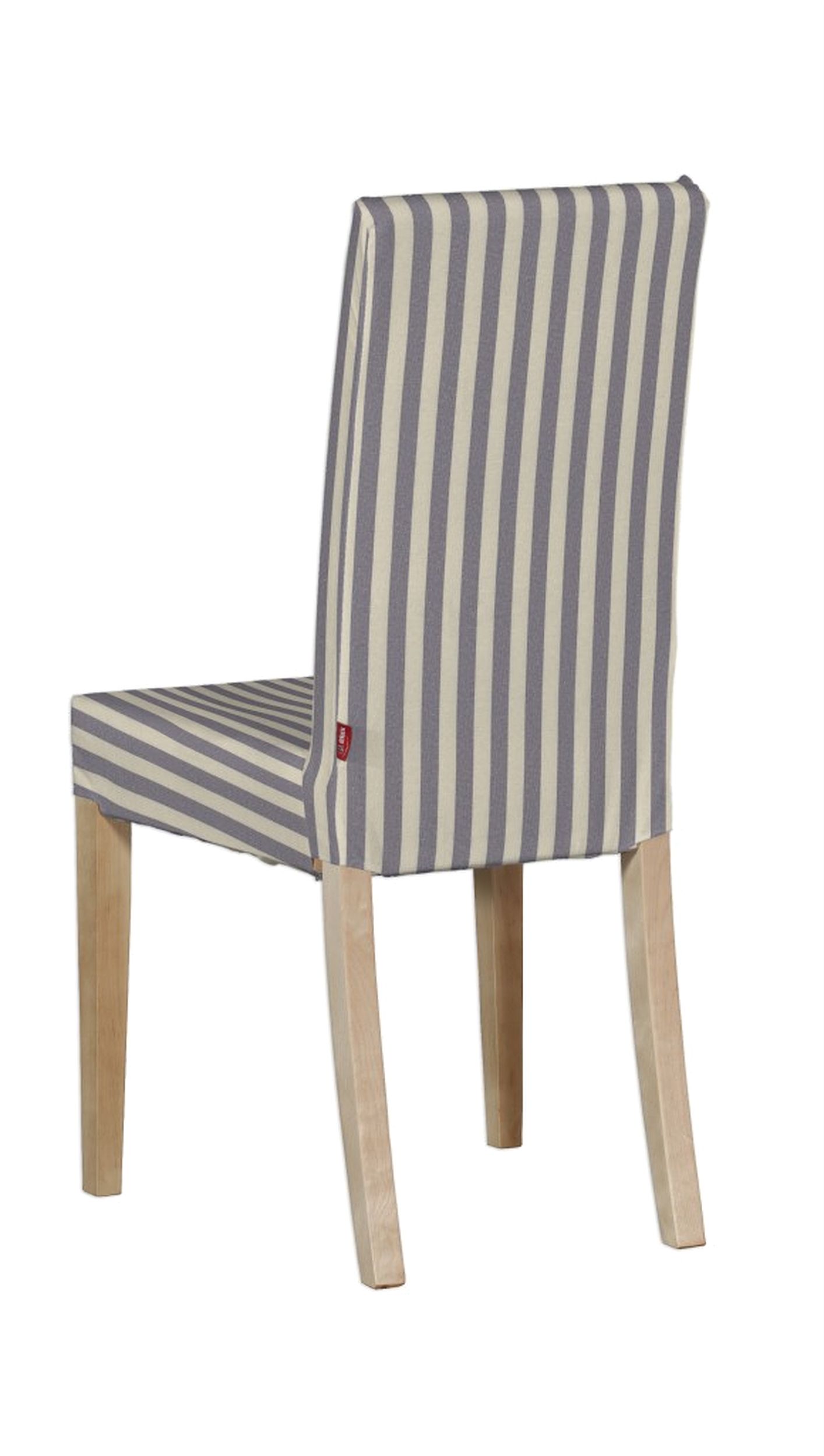 Harry chair cover product colour navy blue fabric patterned