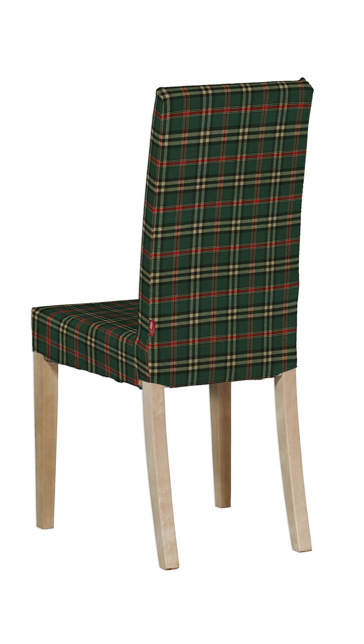 Harry chair cover product colour green fabric patterned