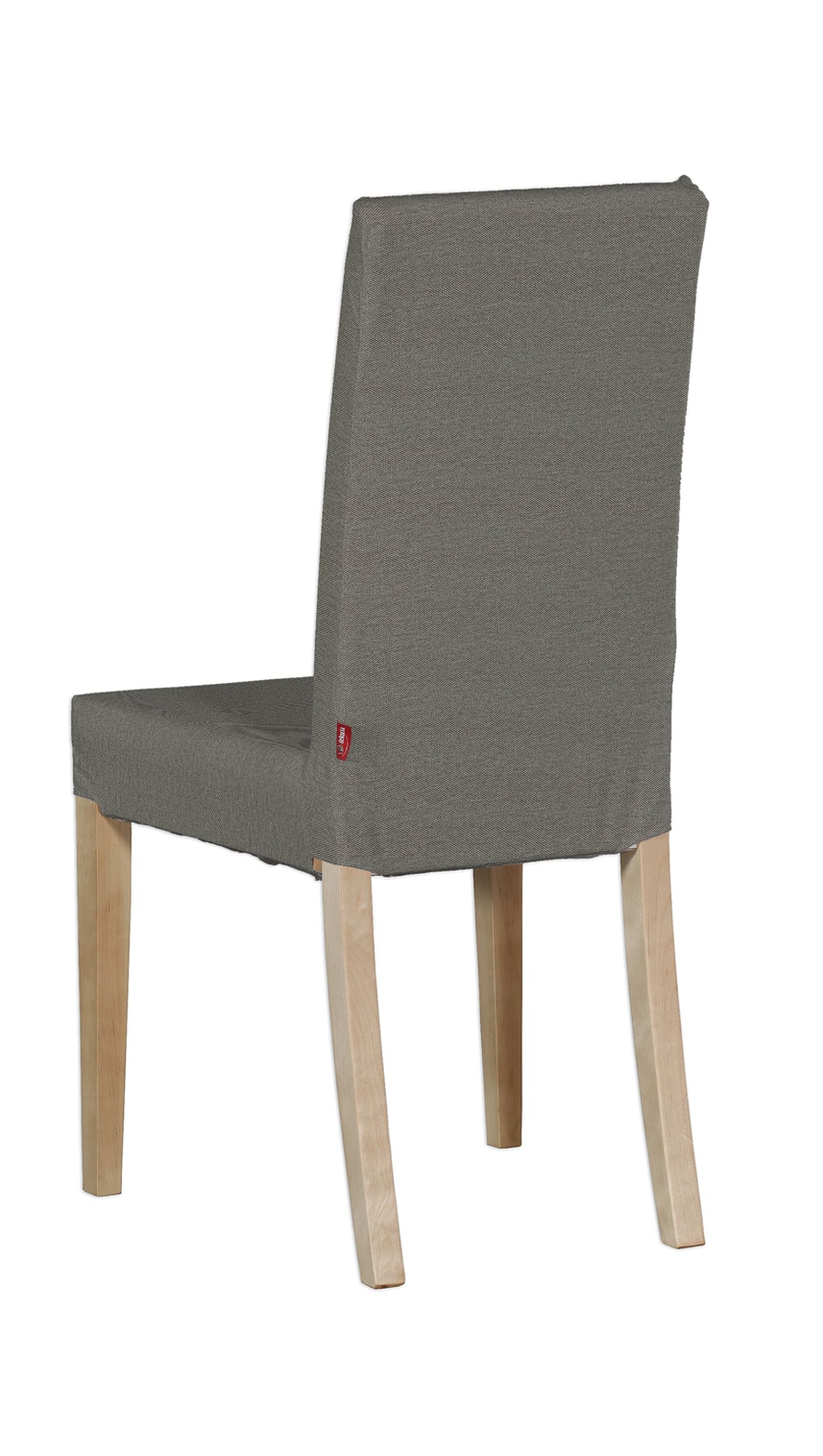 Harry chair cover product colour grey fabric structured