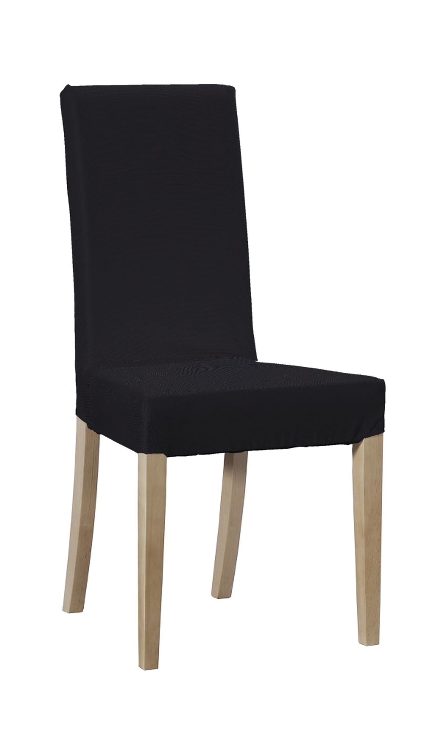 Harry chair cover product colour black fabric structured (hover)