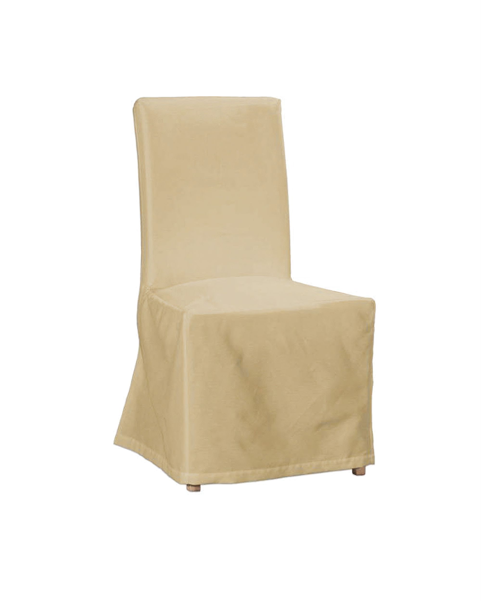 Floor length Henriksdal chair cover product colour beige (hover)