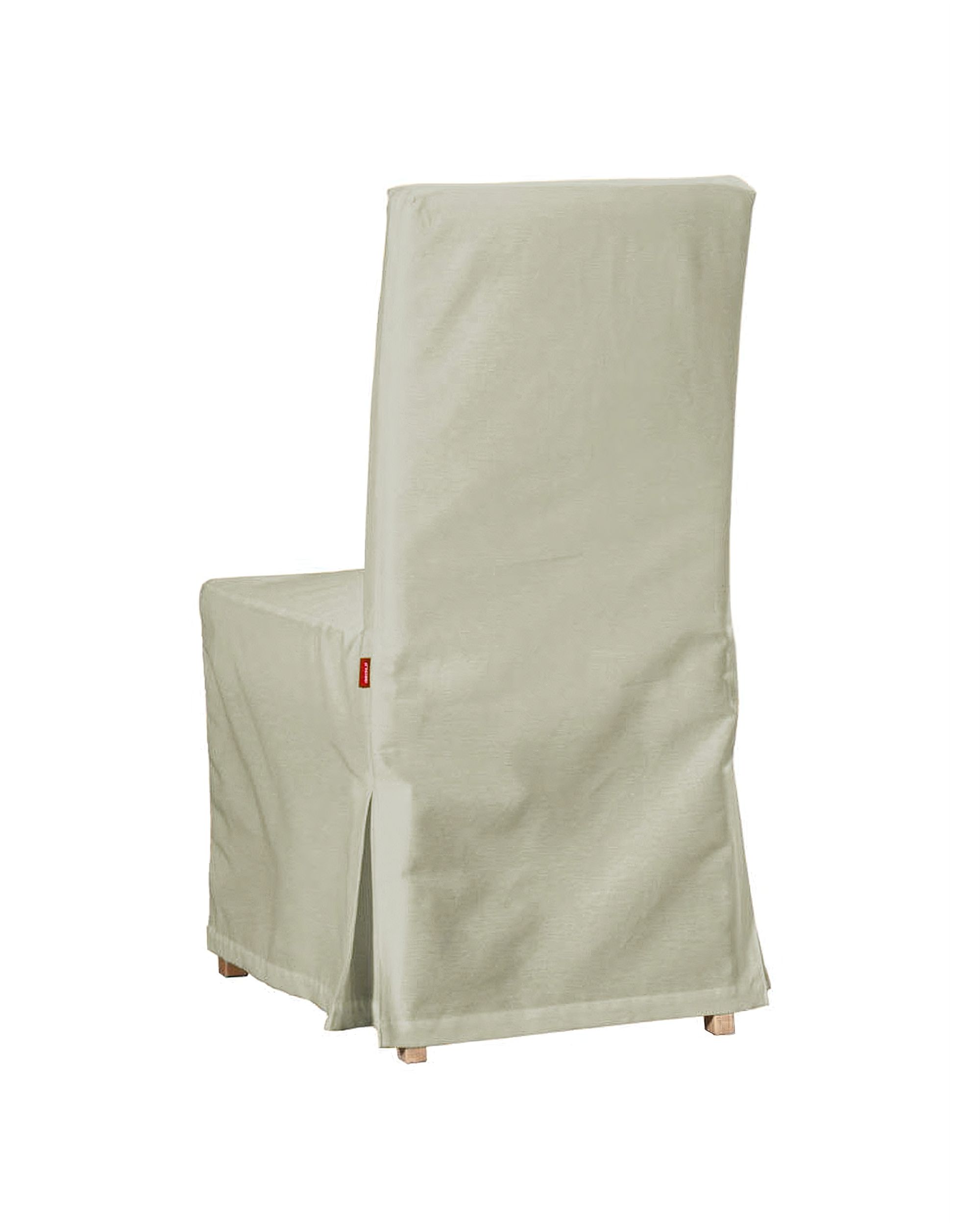Floor length Henriksdal chair cover product colour green
