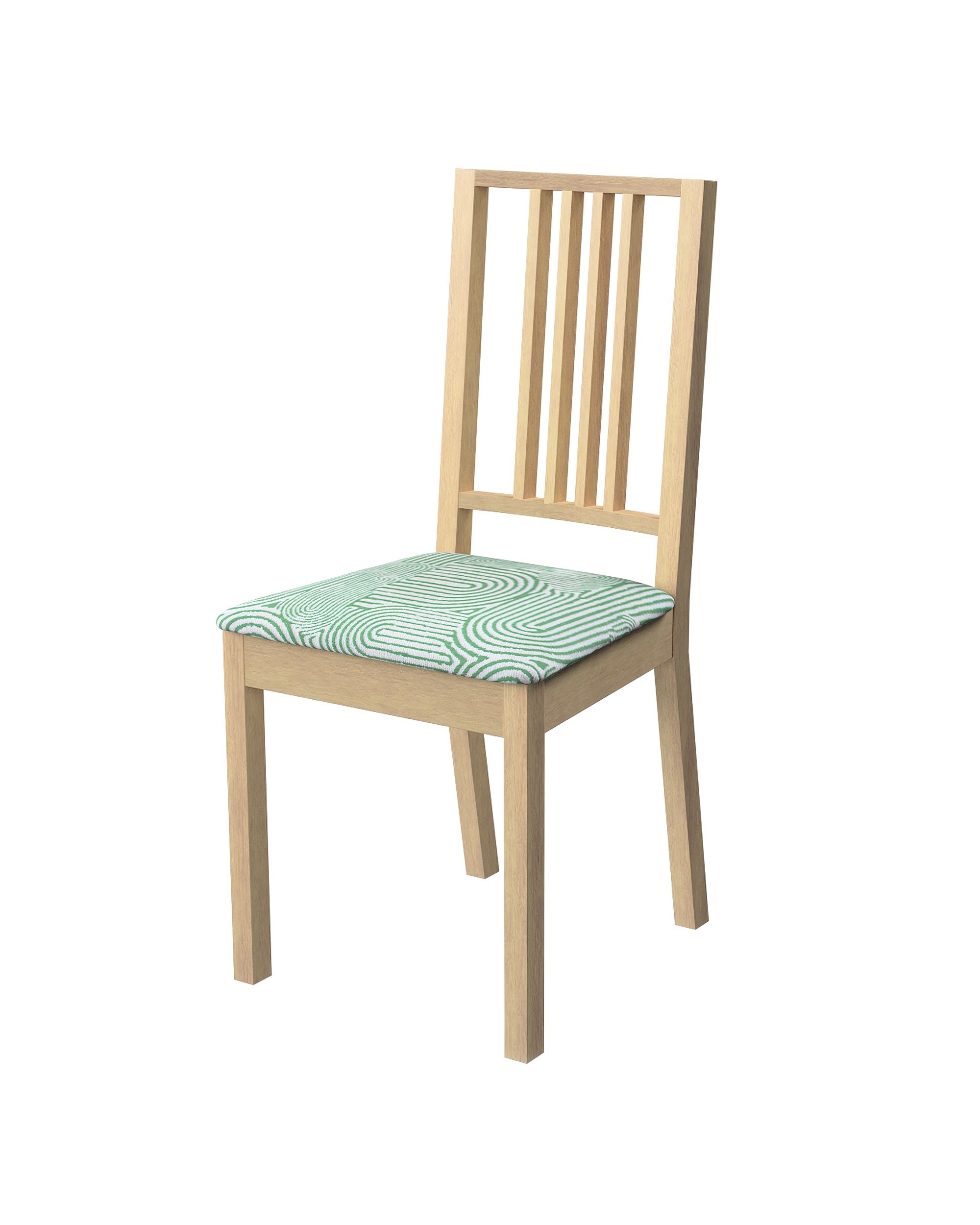 Börje chair seat pad cover product colour green fabric structured, patterned