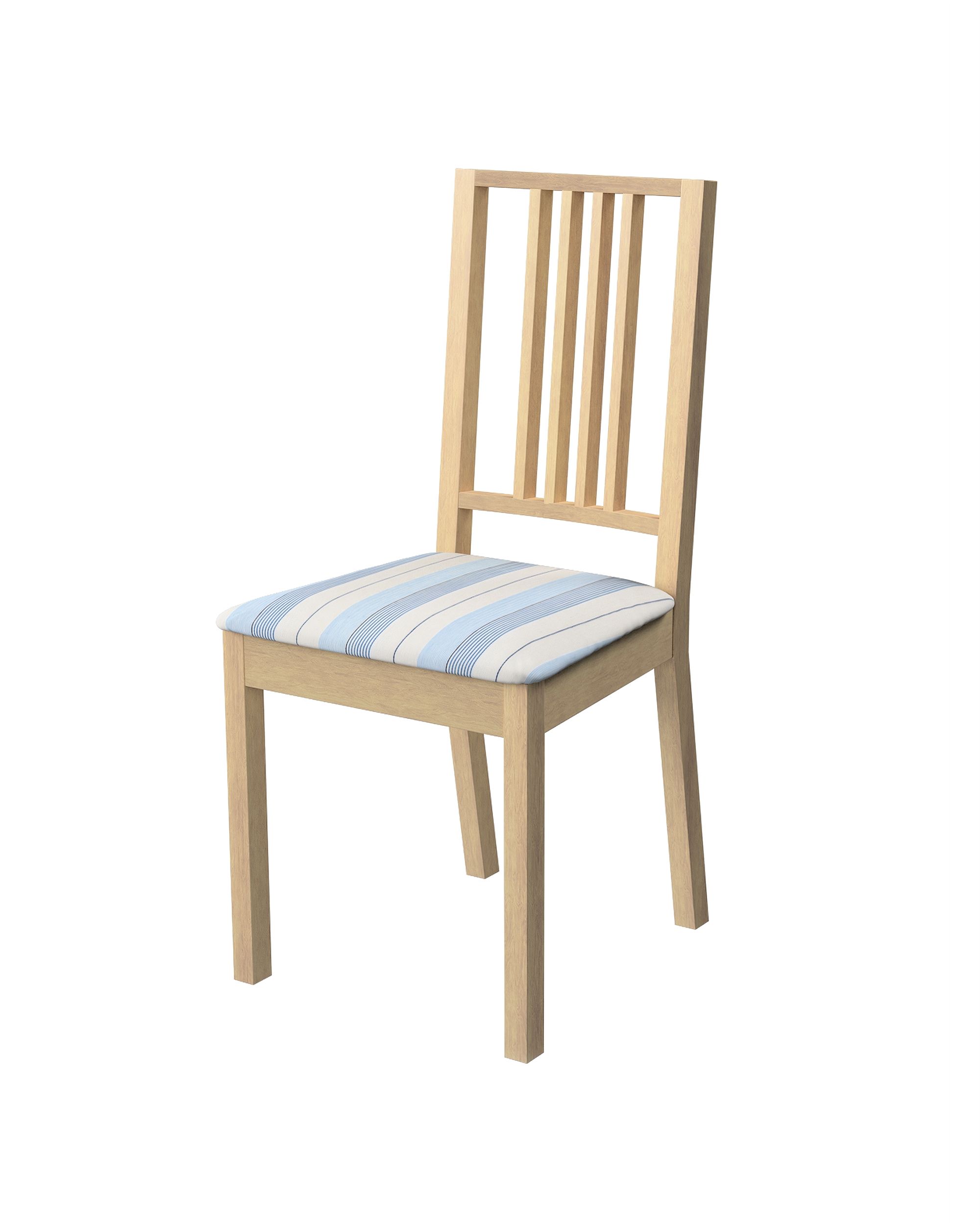 Börje chair seat pad cover product colour blue fabric structured, patterned