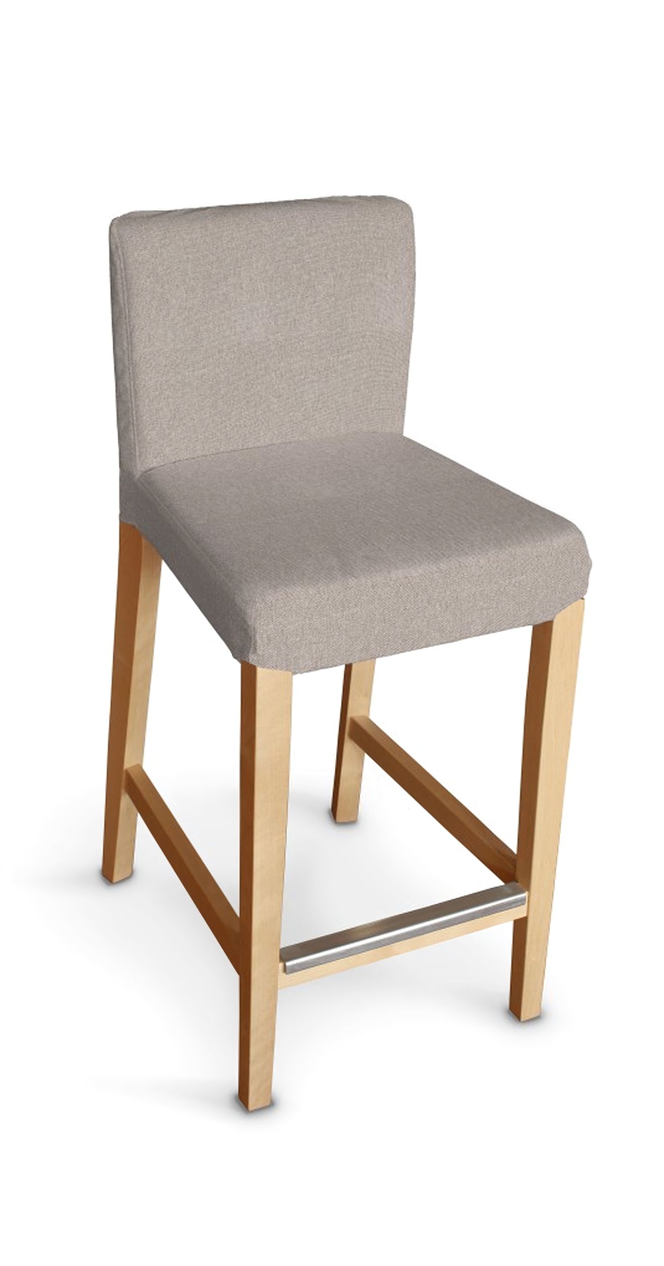 Henriksdal bar stool cover product colour beige fabric structured
