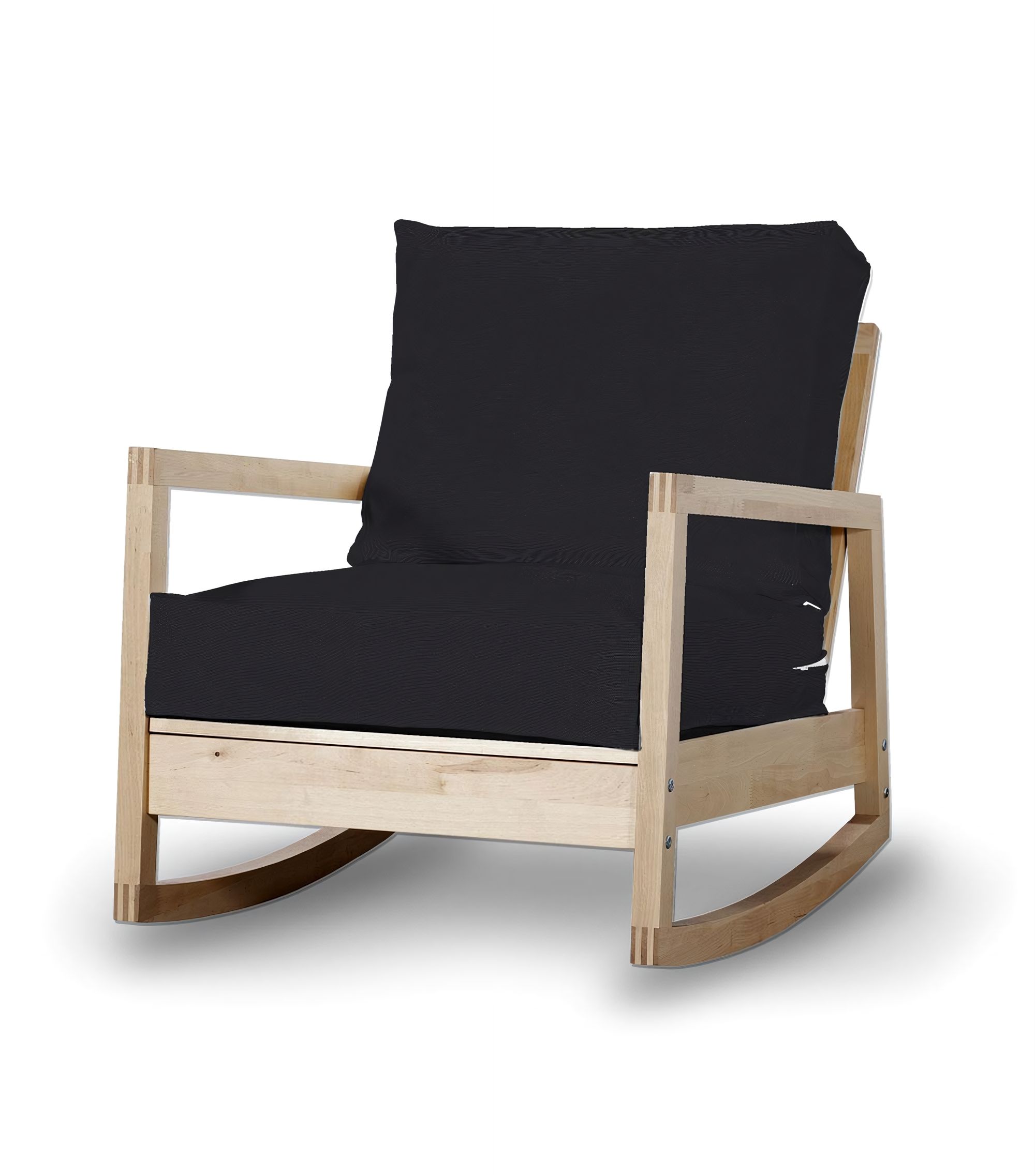 Lillberg armchair cover product colour black fabric structured