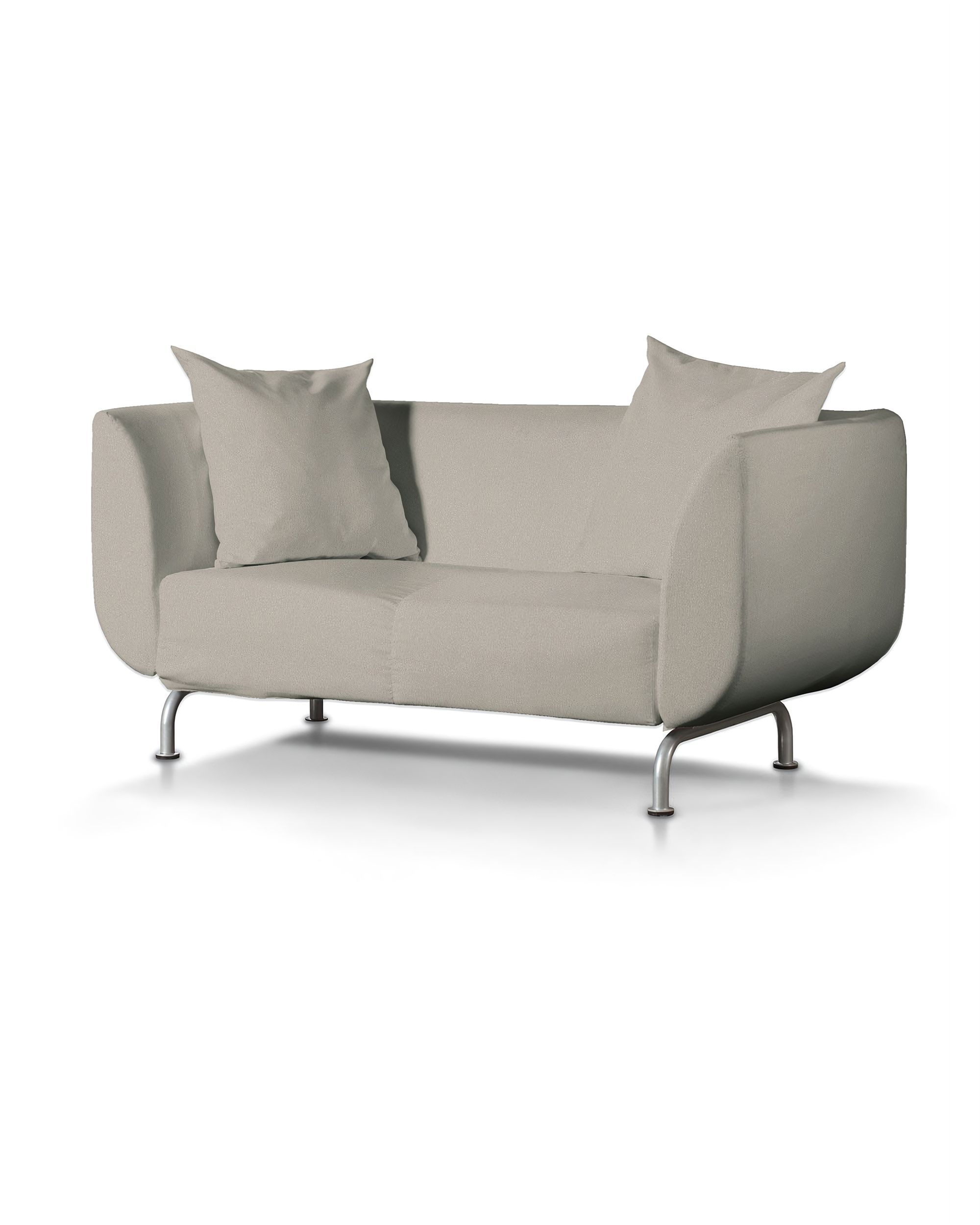 Stromstad 2-seater sofa cover product colour beige fabric structured