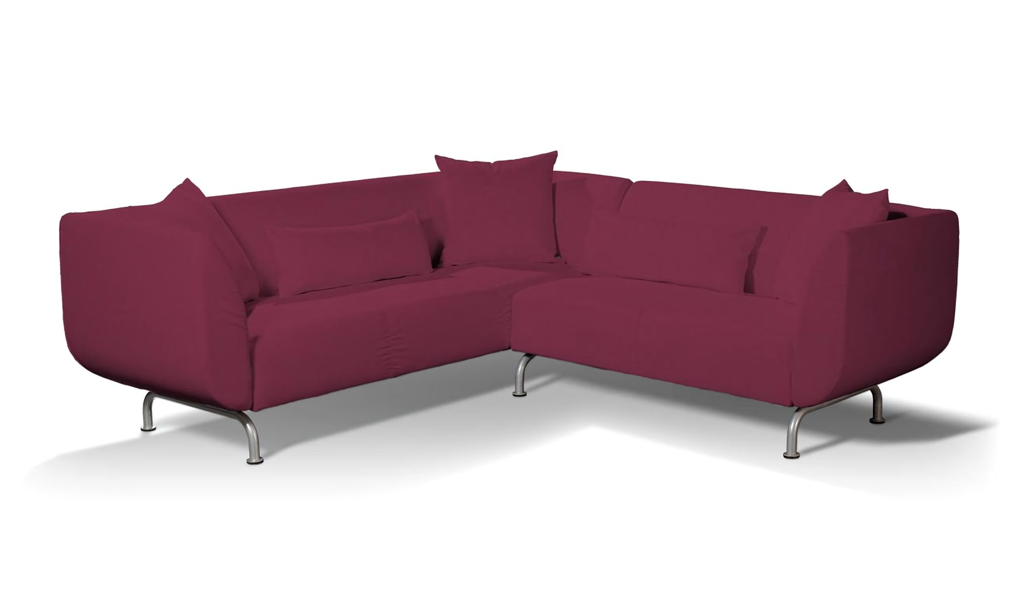 Stromstad 3+2 seater corner sofa cover product colour plum