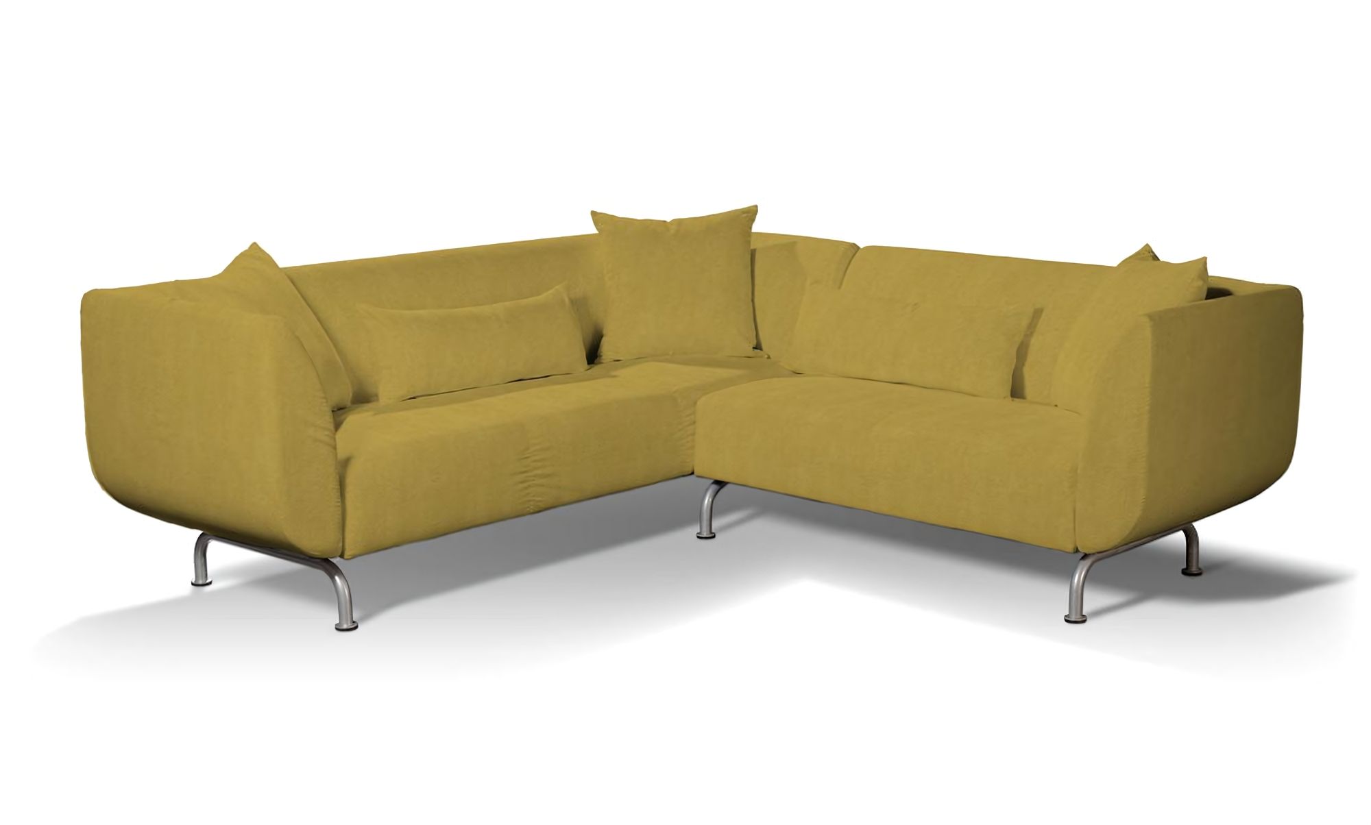 Stromstad 3+2 seater corner sofa cover product colour yellow fabric structured