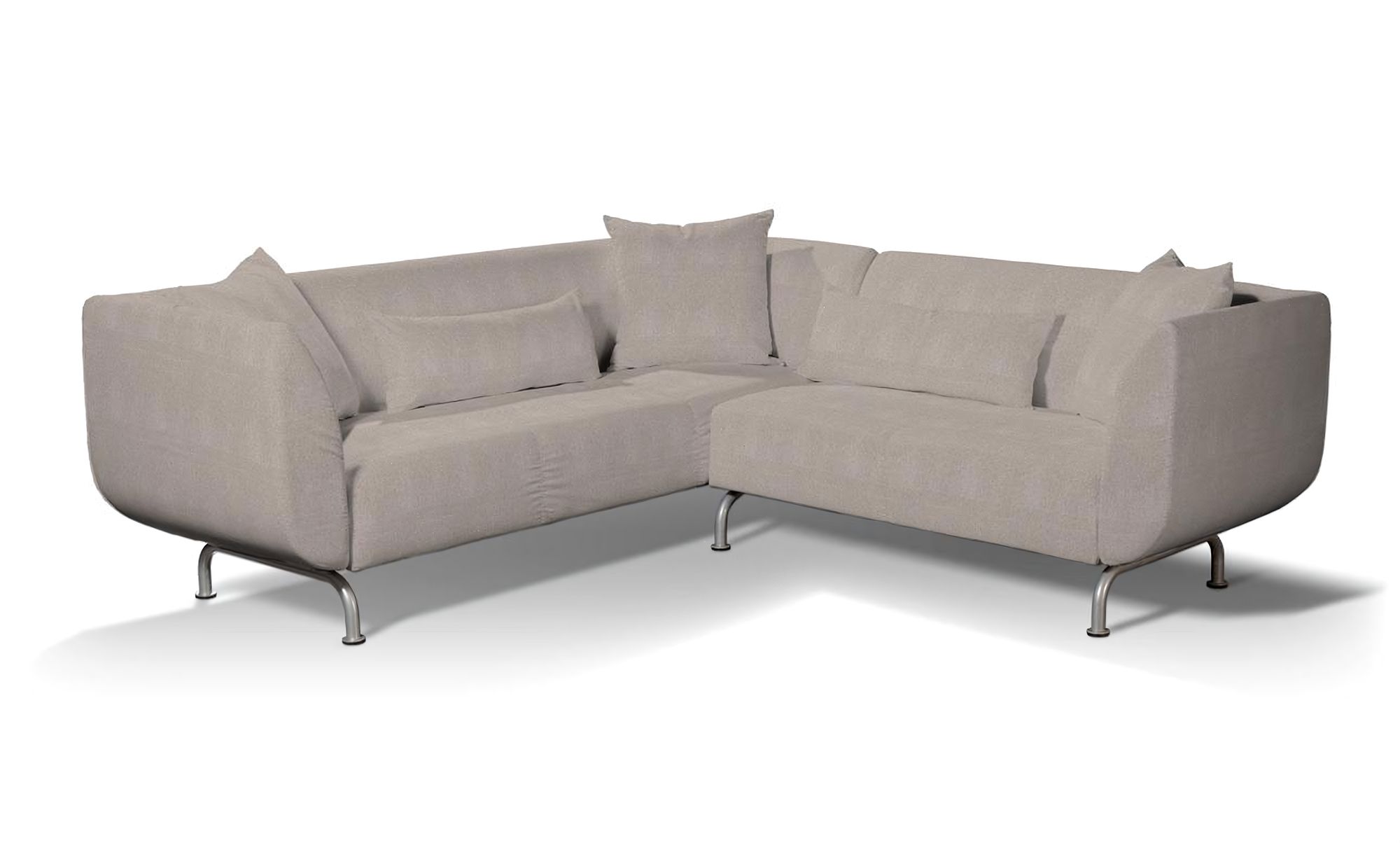 Stromstad 3+2 seater corner sofa cover product colour beige fabric structured