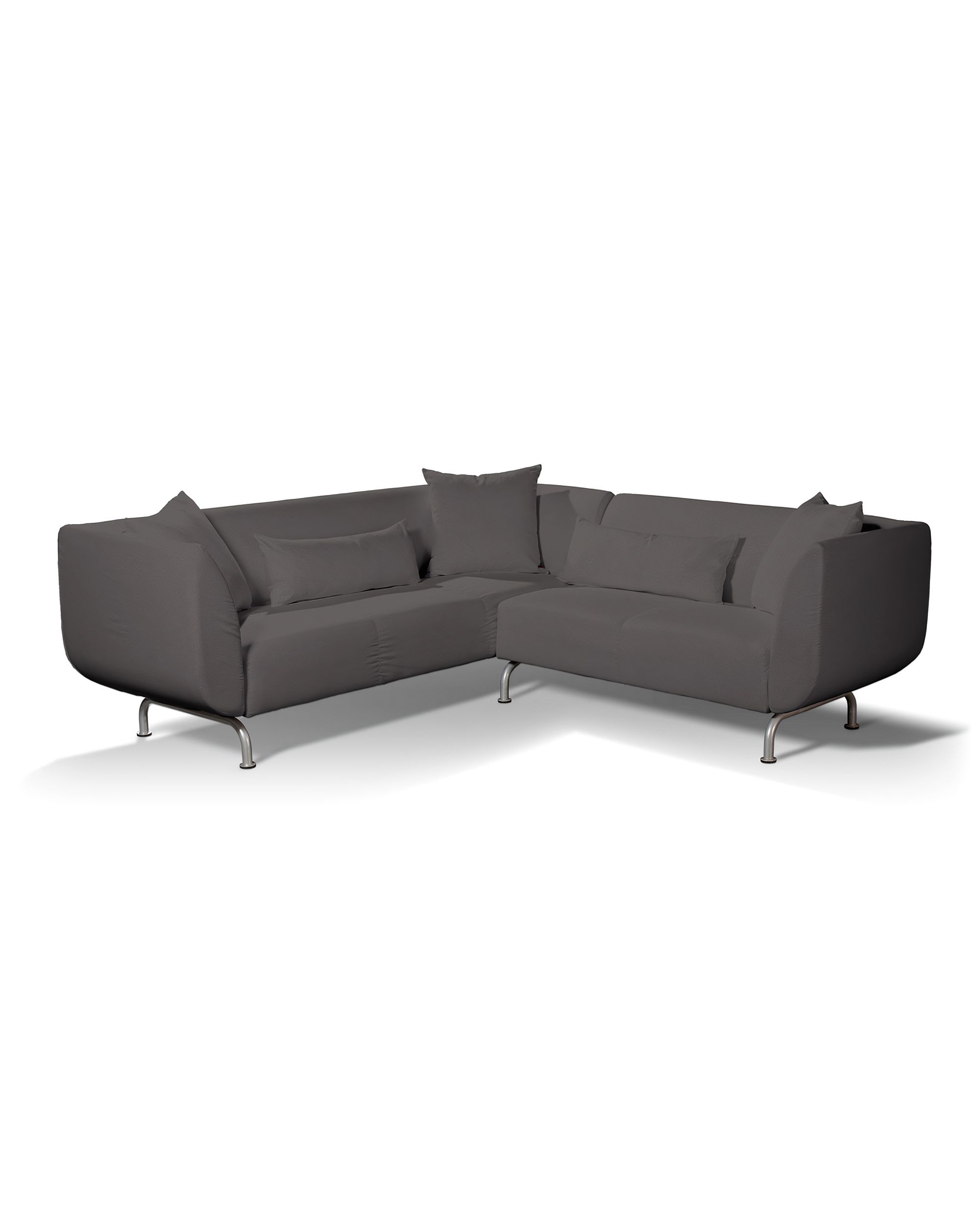 Stromstad 3+2 seater corner sofa cover product colour brown fabric velvet