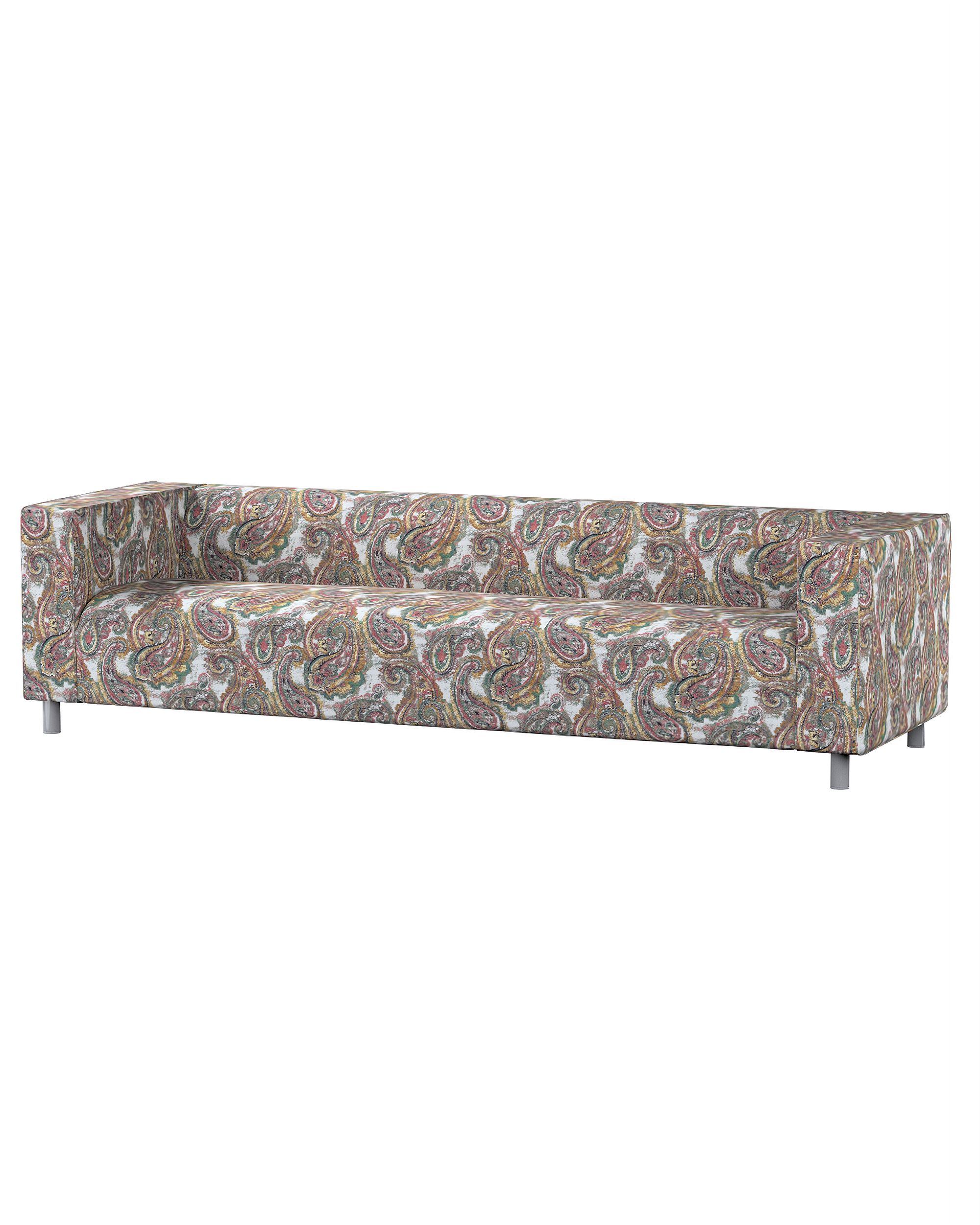 Klippan 4-seater sofa cover product colour multicolour fabric structured, patterned