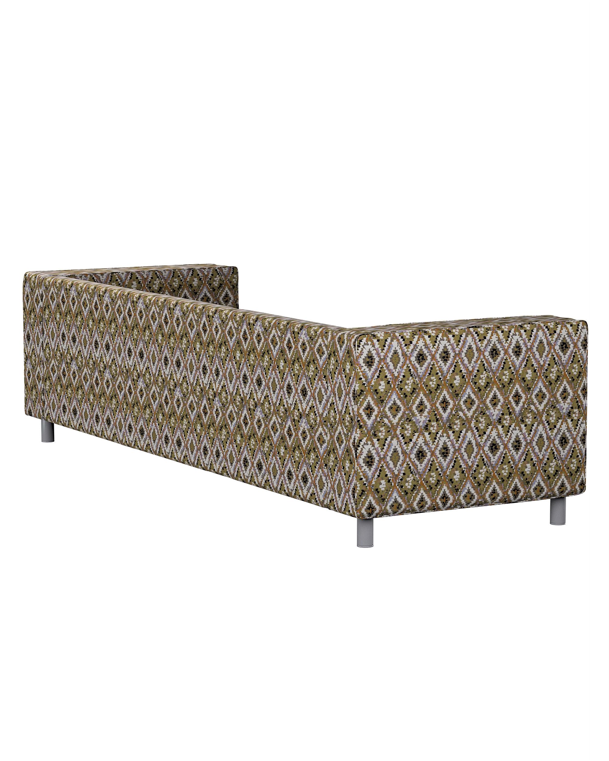 Klippan 4-seater sofa cover product colour multicolour fabric structured, patterned (hover)