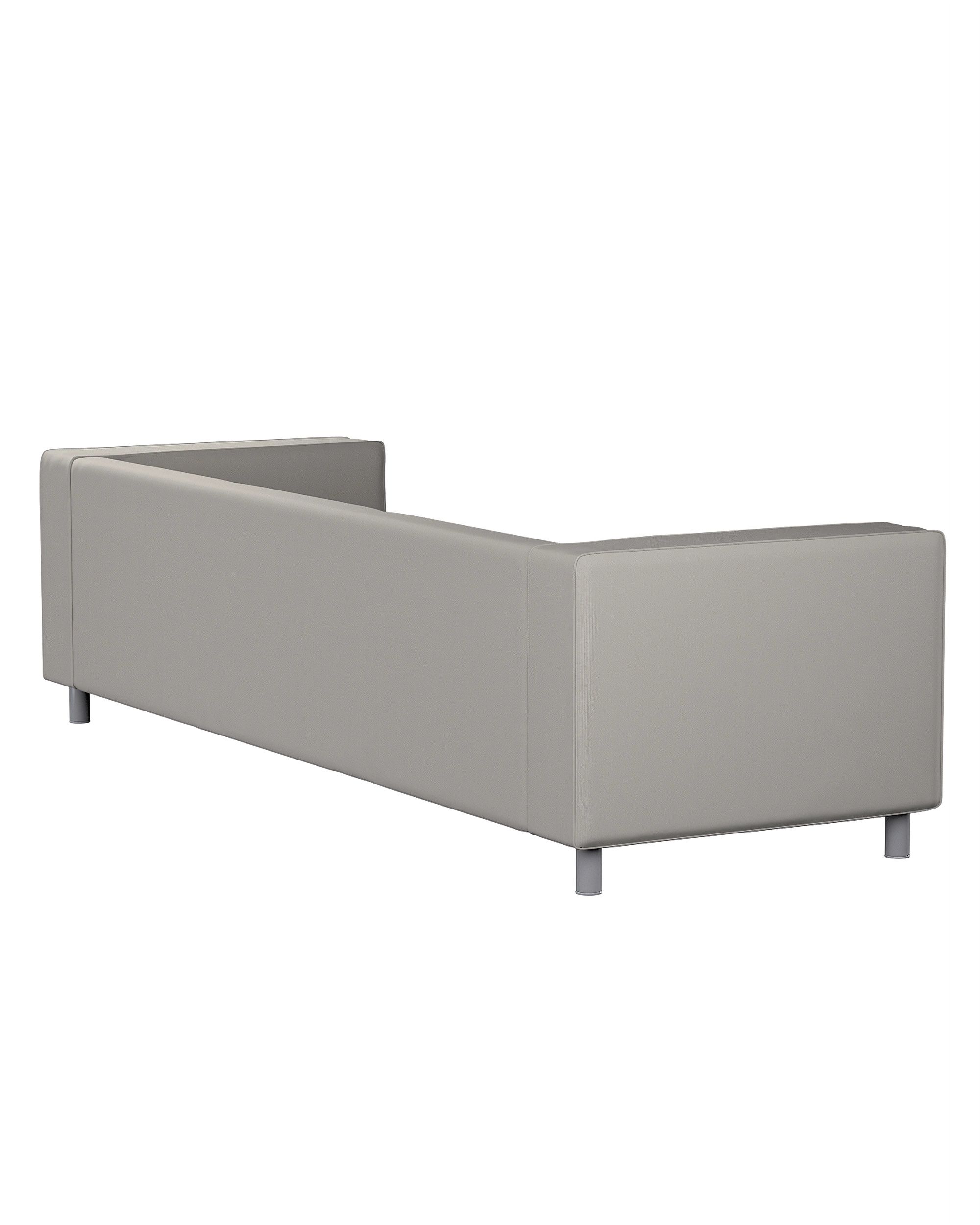 Klippan 4-seater sofa cover product colour grey fabric structured (hover)