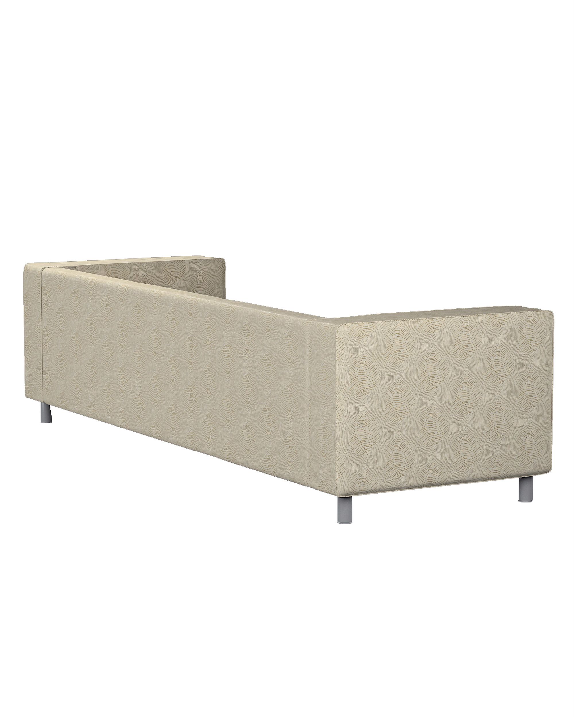 Klippan 4-seater sofa cover product colour beige fabric gloss, structured, patterned (hover)