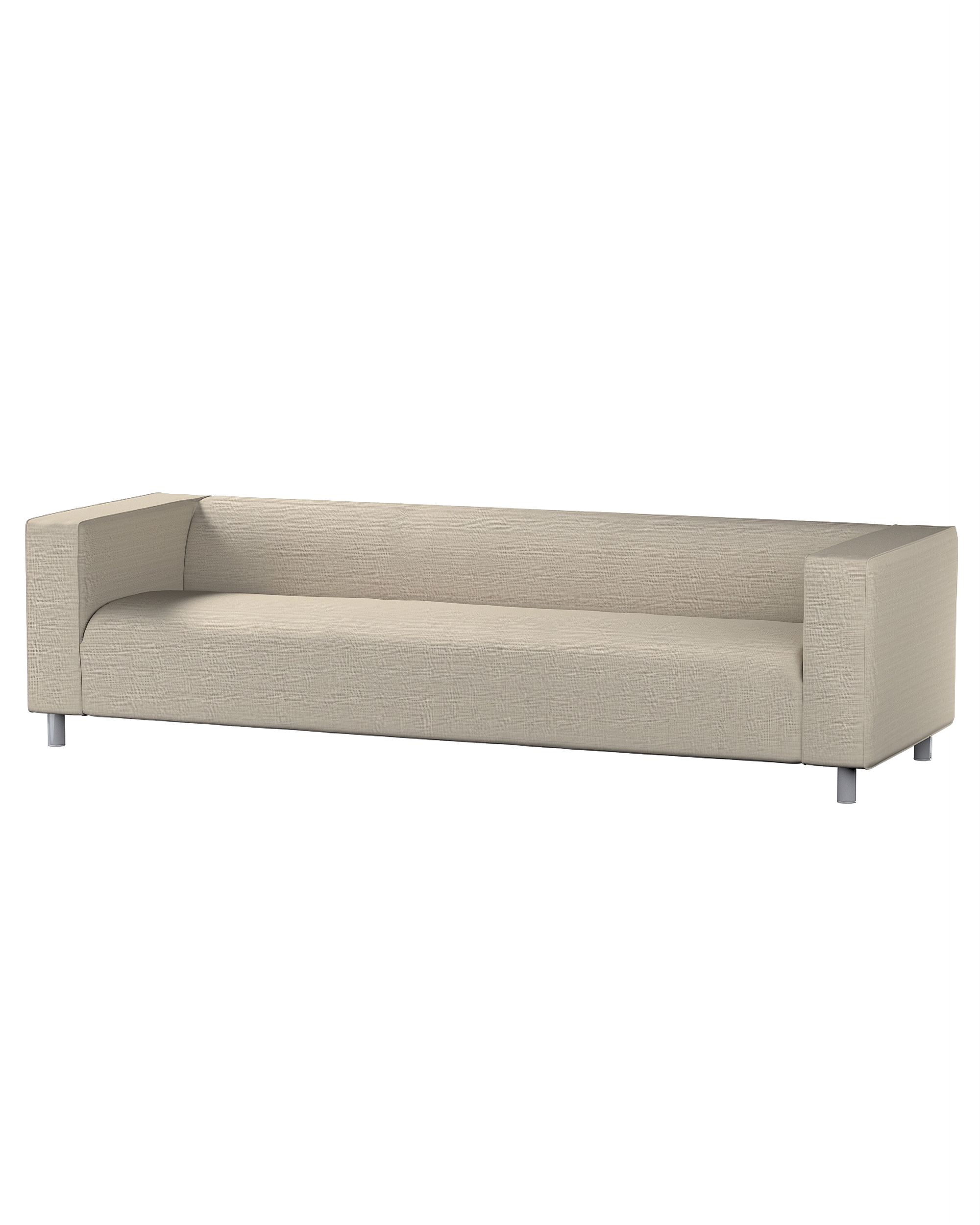 Klippan 4-seater sofa cover product colour beige fabric structured