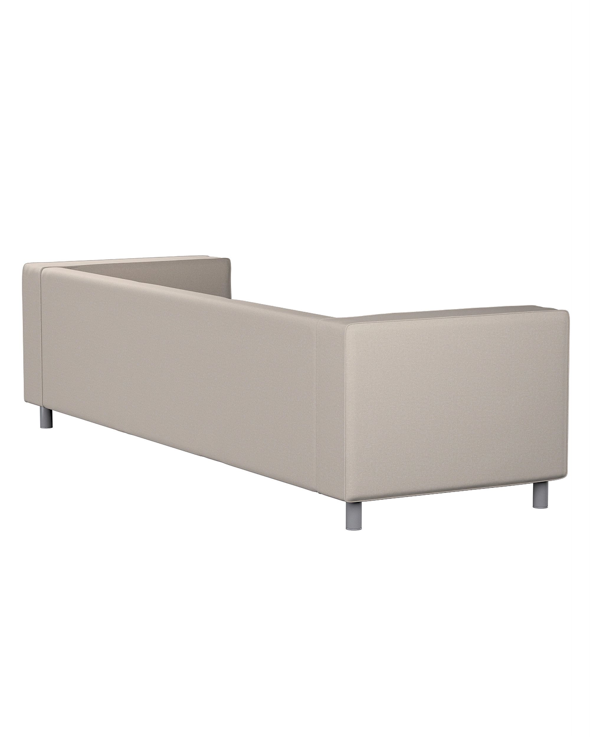 Klippan 4-seater sofa cover product colour grey fabric structured (hover)