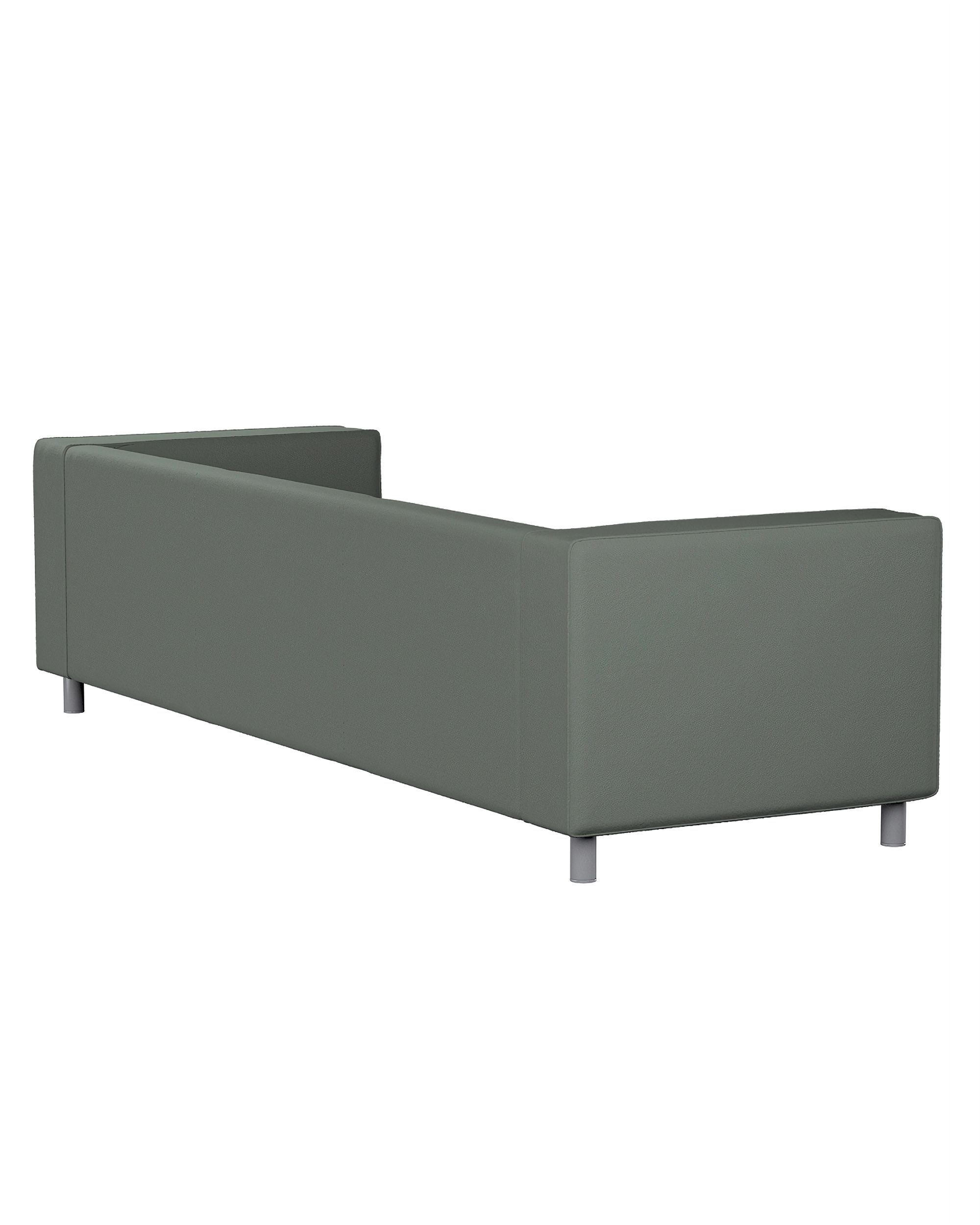 Klippan 4-seater sofa cover product colour green fabric structured (hover)