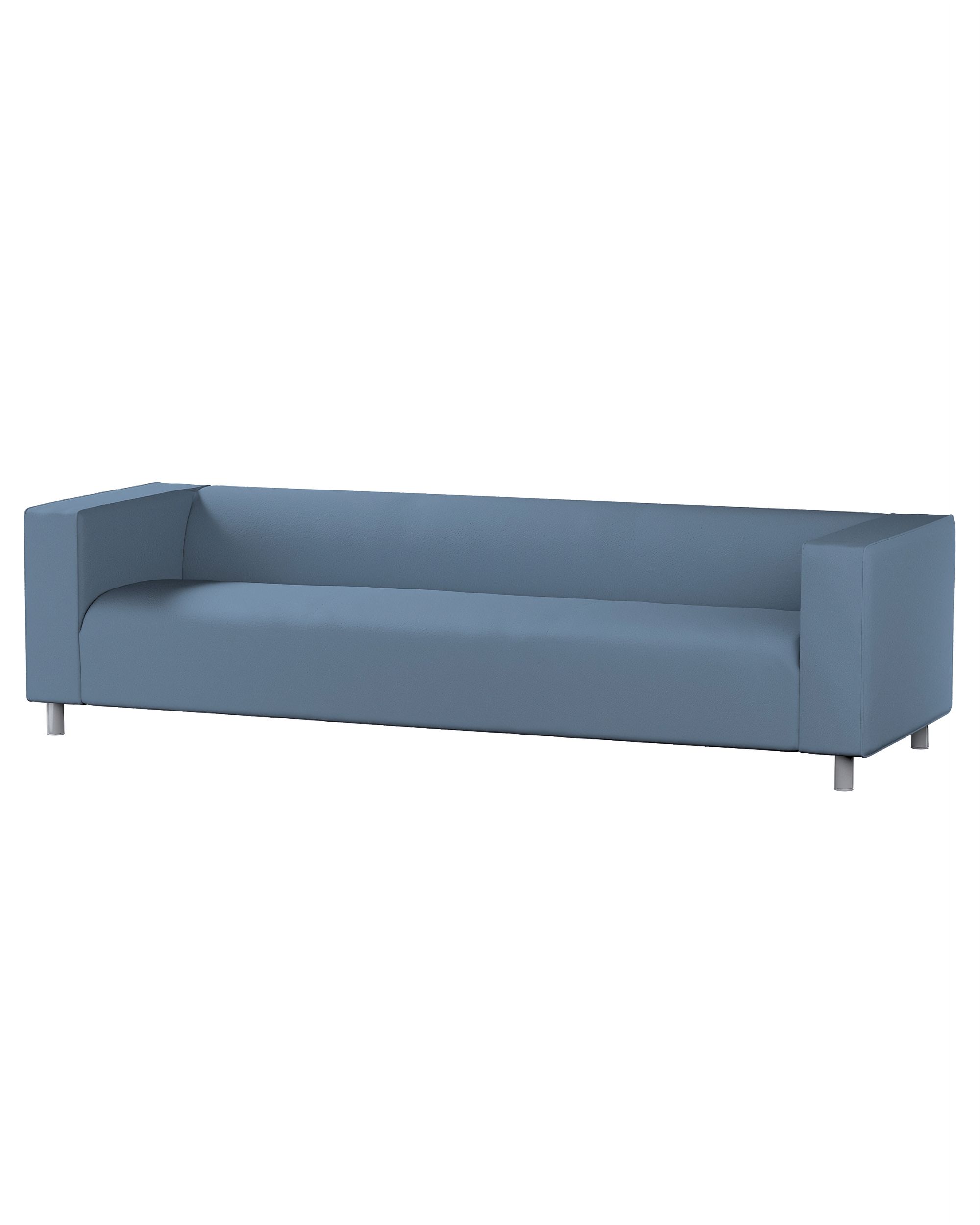 Klippan 4-seater sofa cover product colour blue fabric structured