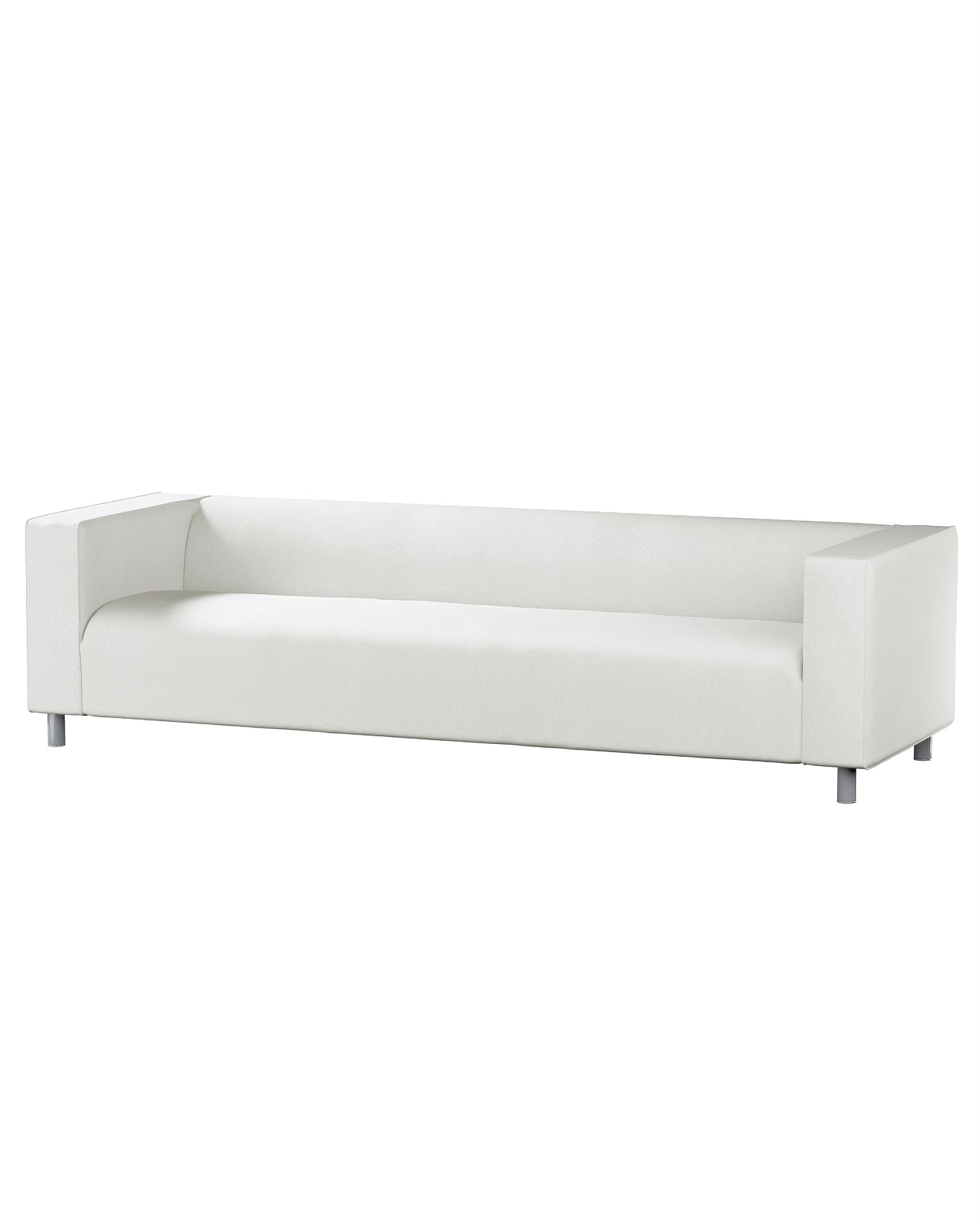 Klippan 4-seater sofa cover product colour cream fabric structured